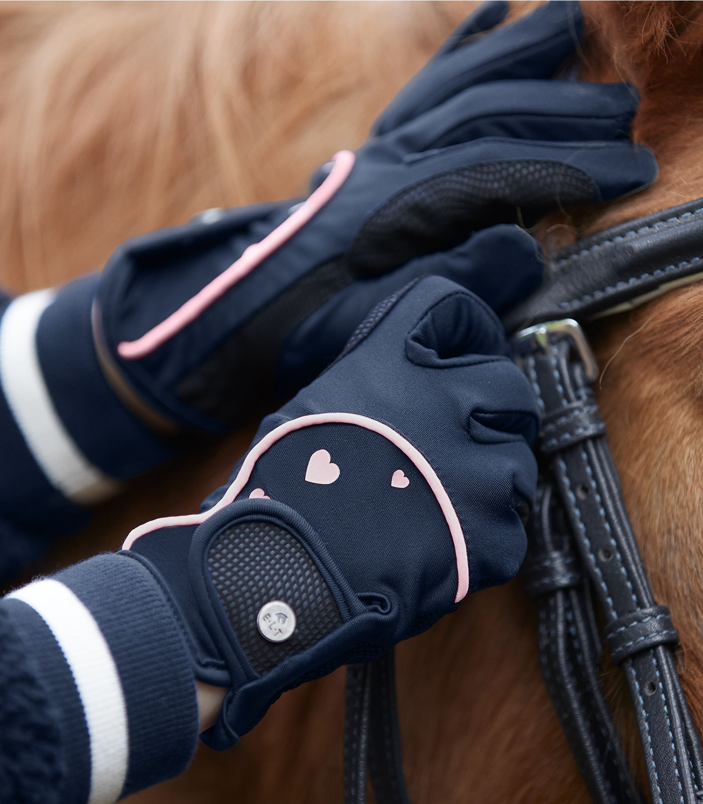 Gants d’équitation Metropolitan Heart, pour enfants