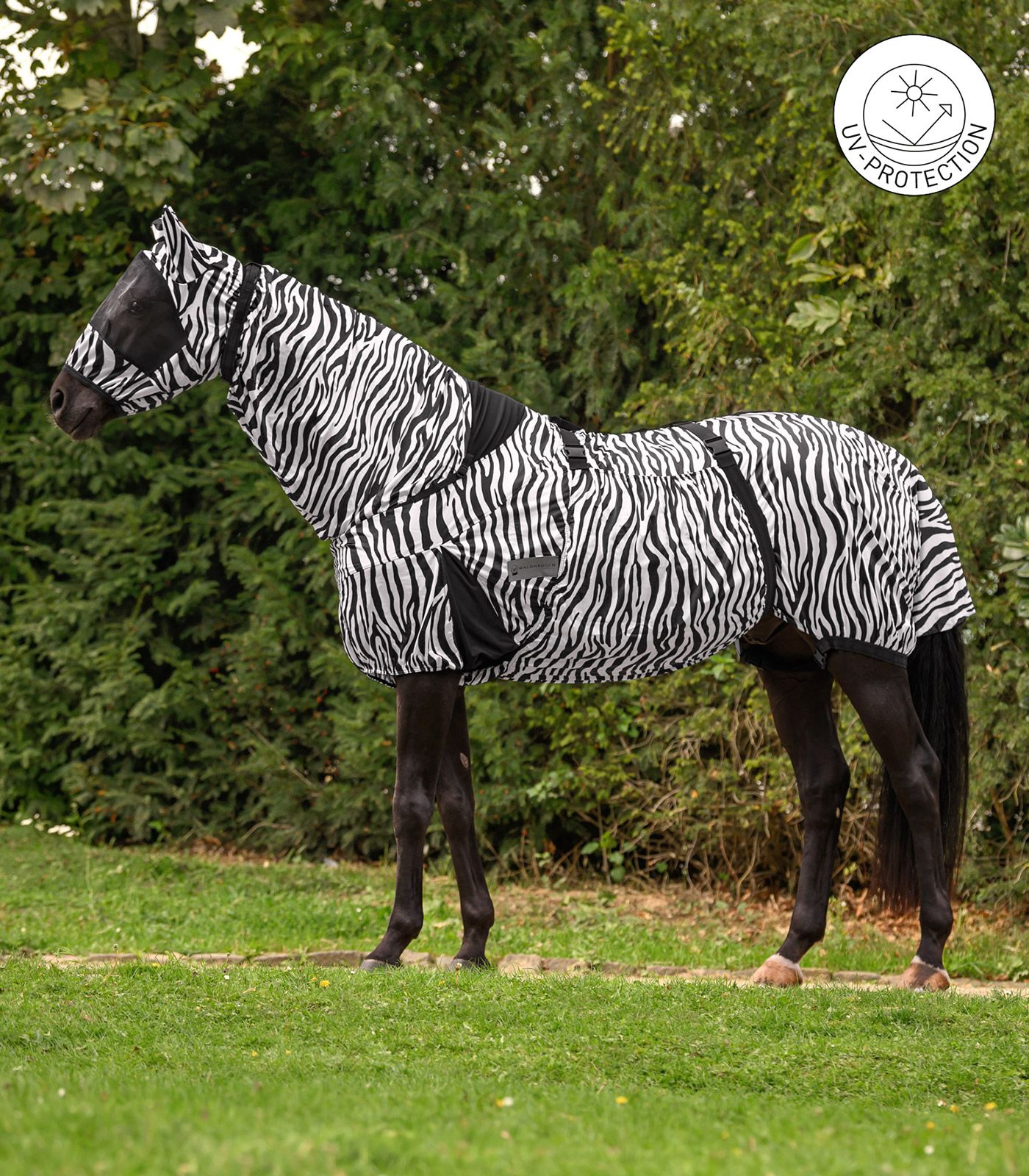 Zebra Premium eczema blanket black/white