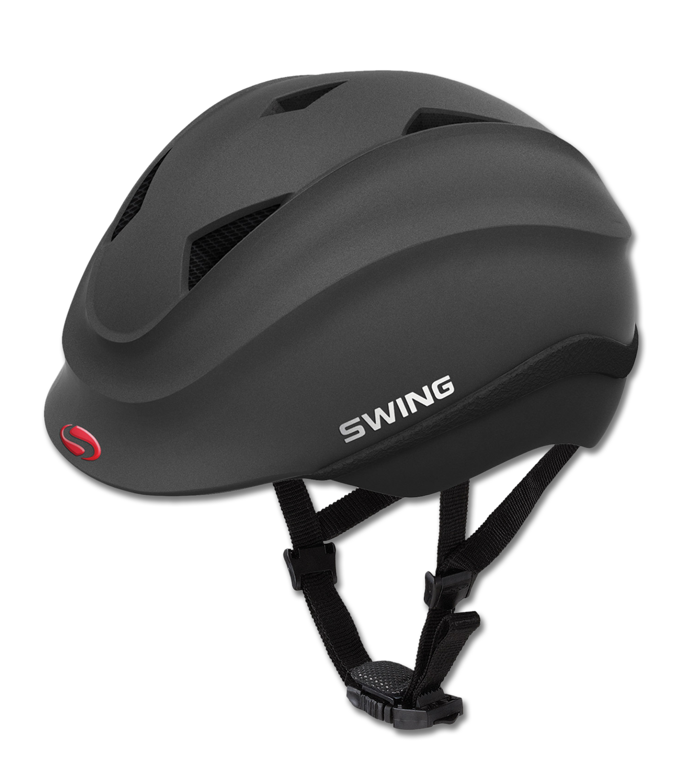 SWING Casco para niños K4 negro mate