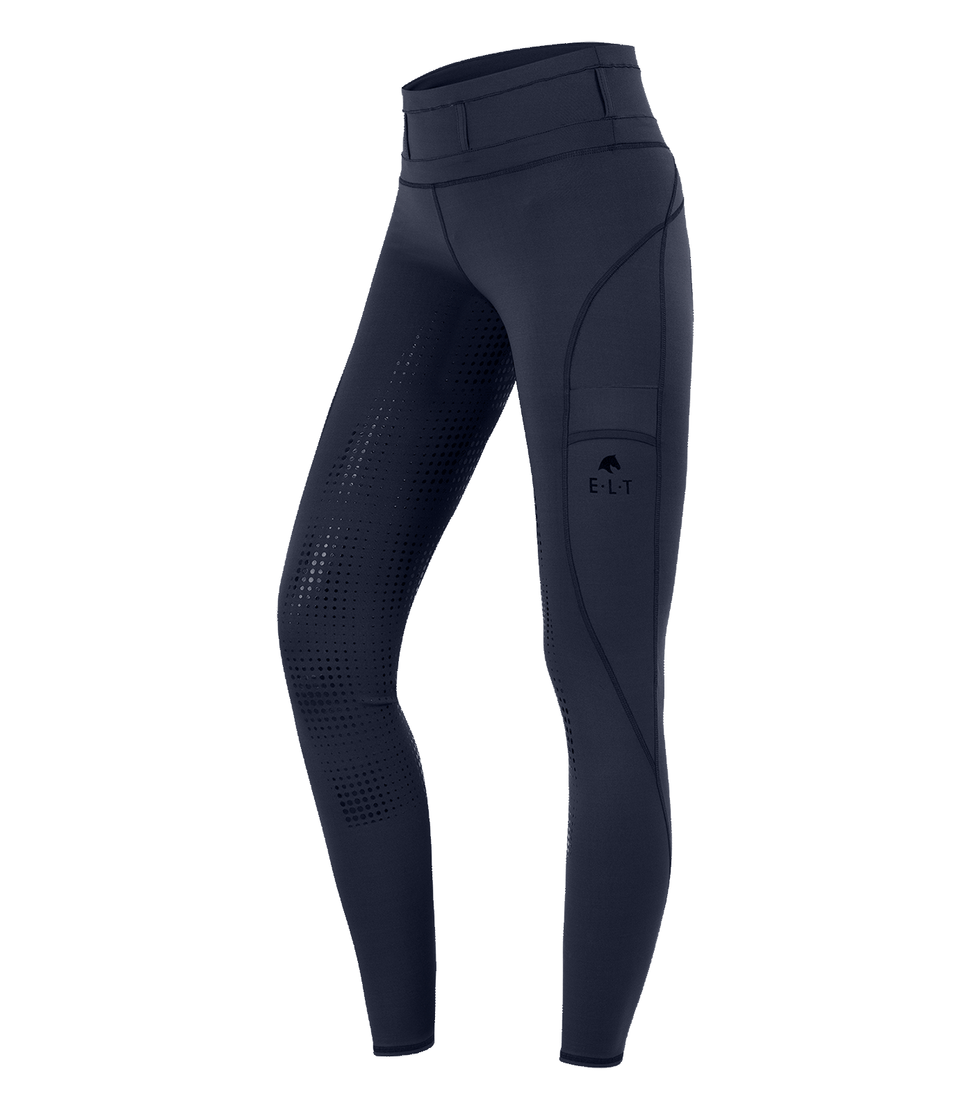 Legging d’équitation taille haute Hanna bleu nocturne