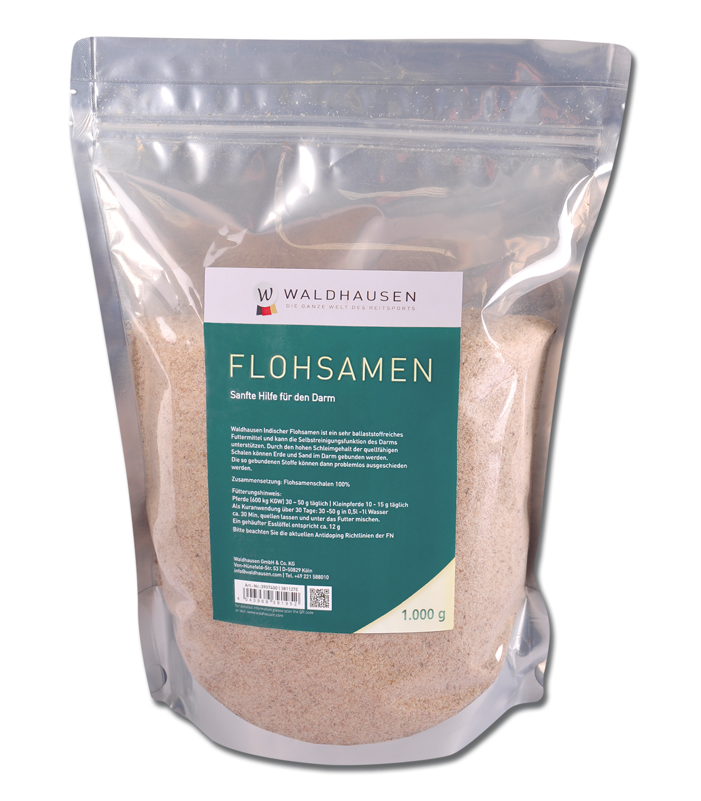 Flohsamen - Sanfte Hilfe für den Darm, 1kg