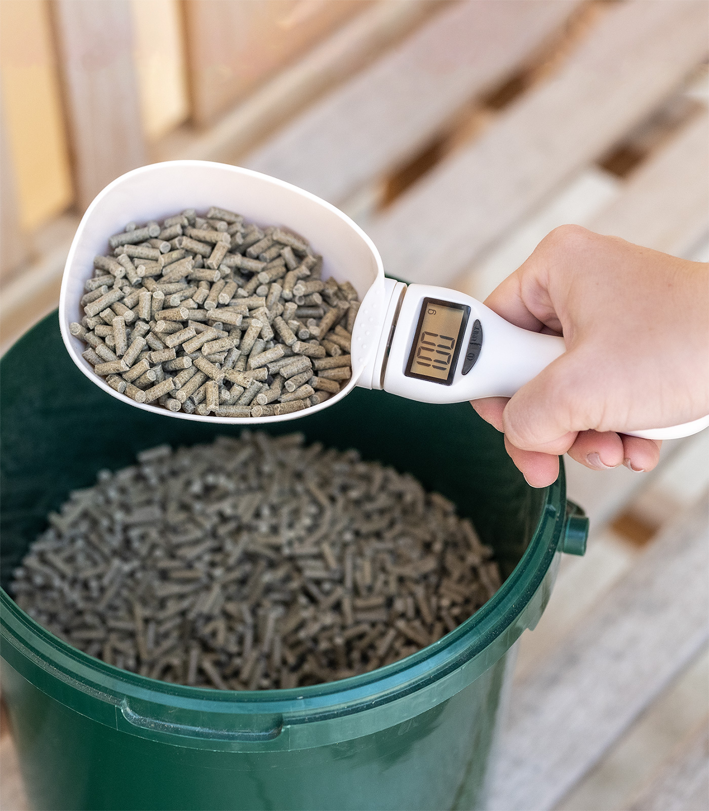 Pelle à grain numérique