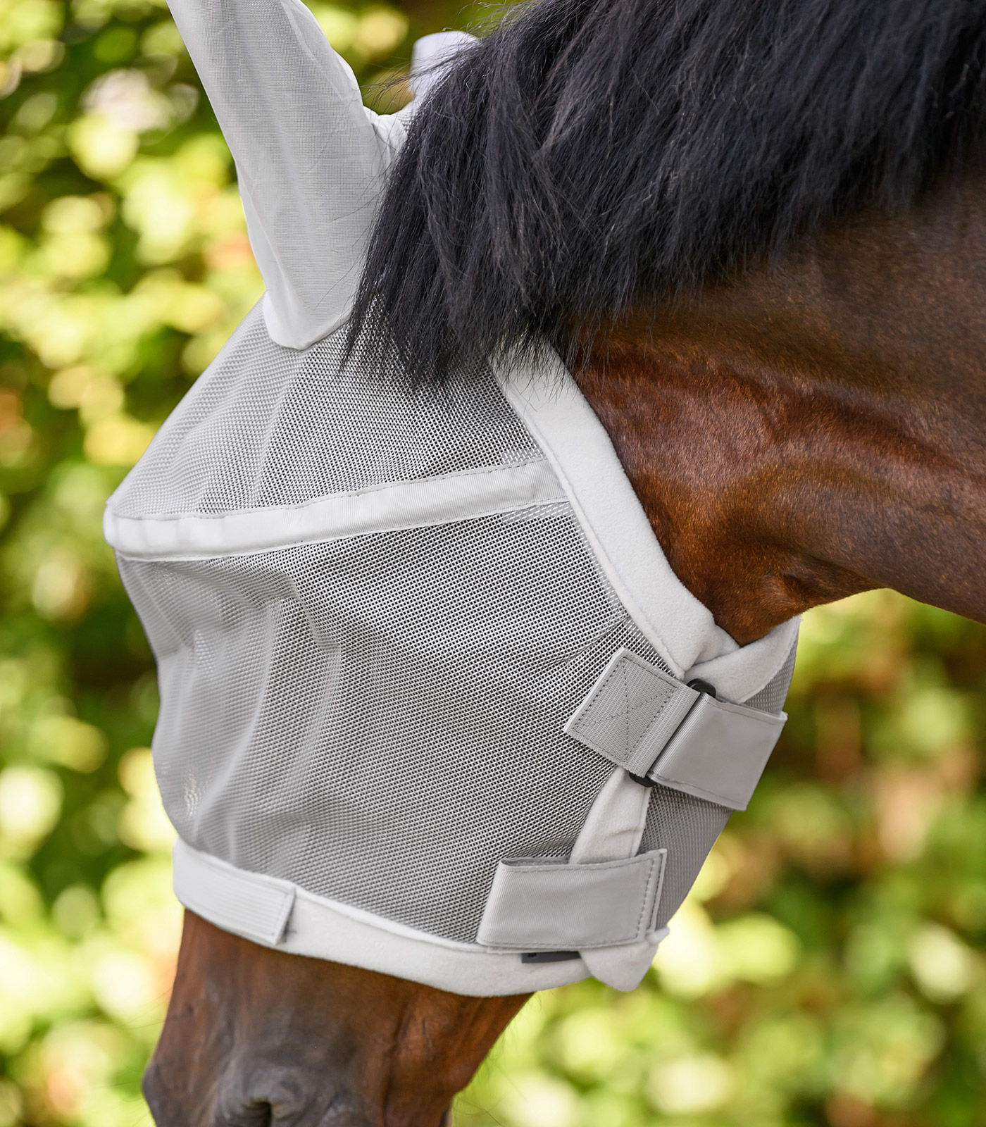 Maschera antimosche PREMIUM Space, con protezione per orecchie e naso