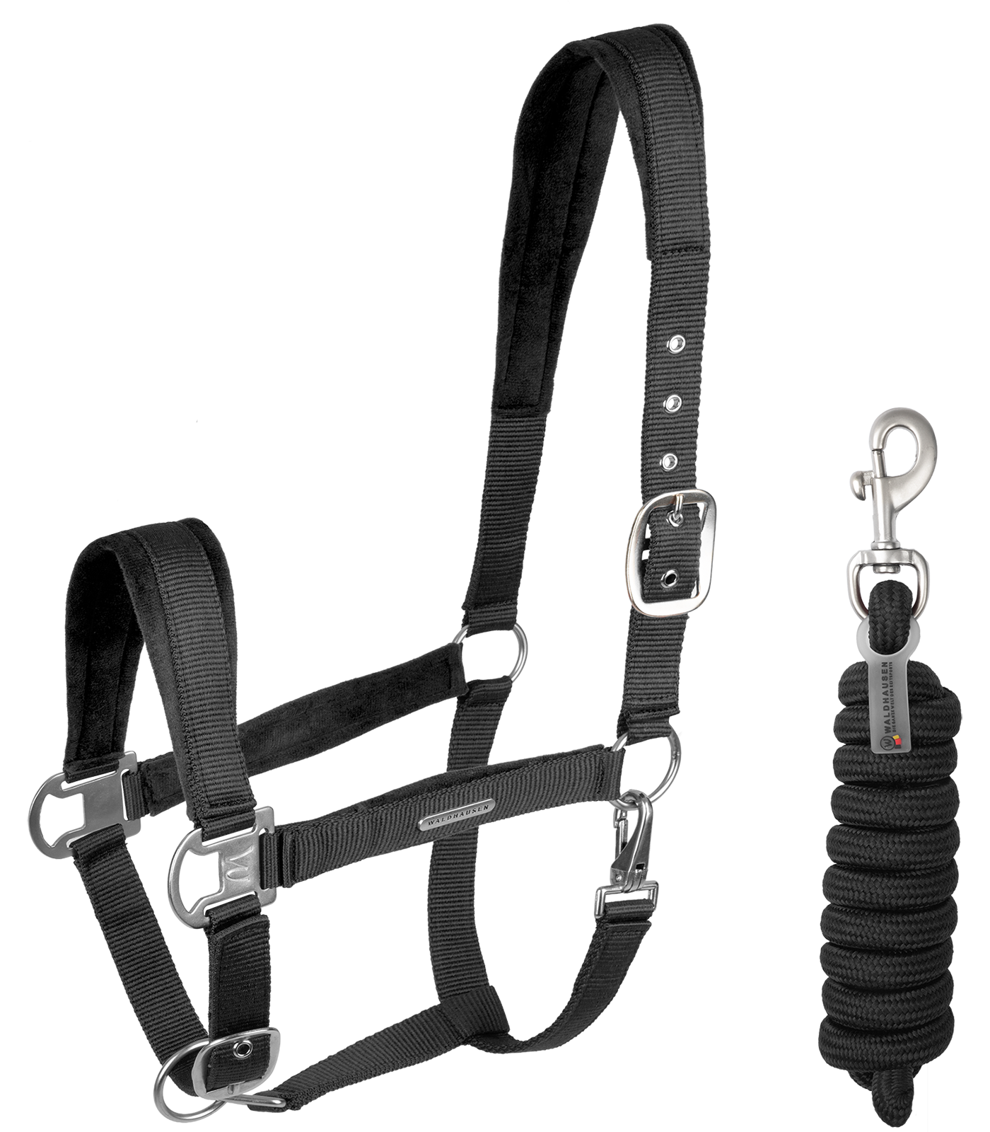 Halfter Set Velvet schwarz