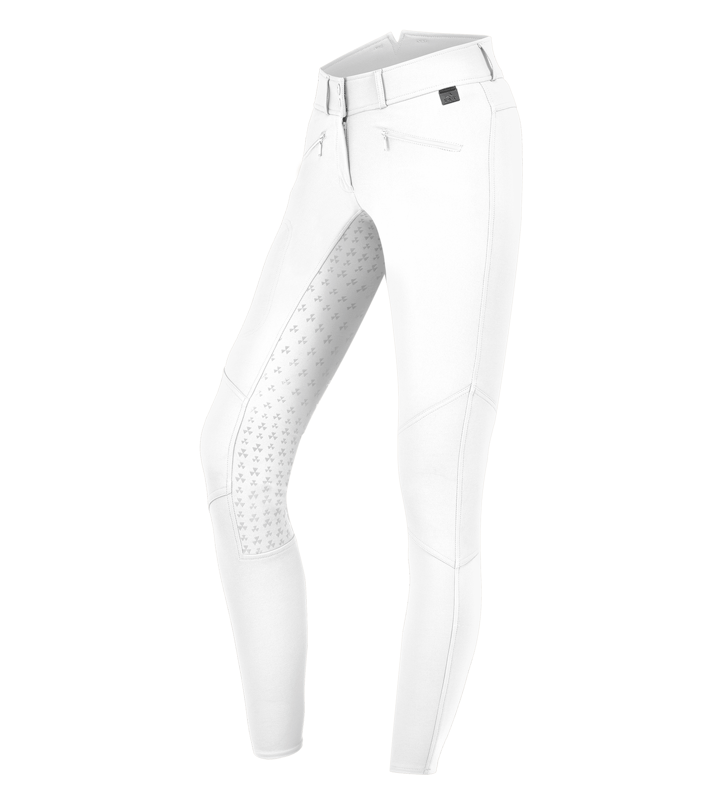 Pantalon d’équitation taille haute en silicone Hella blanc