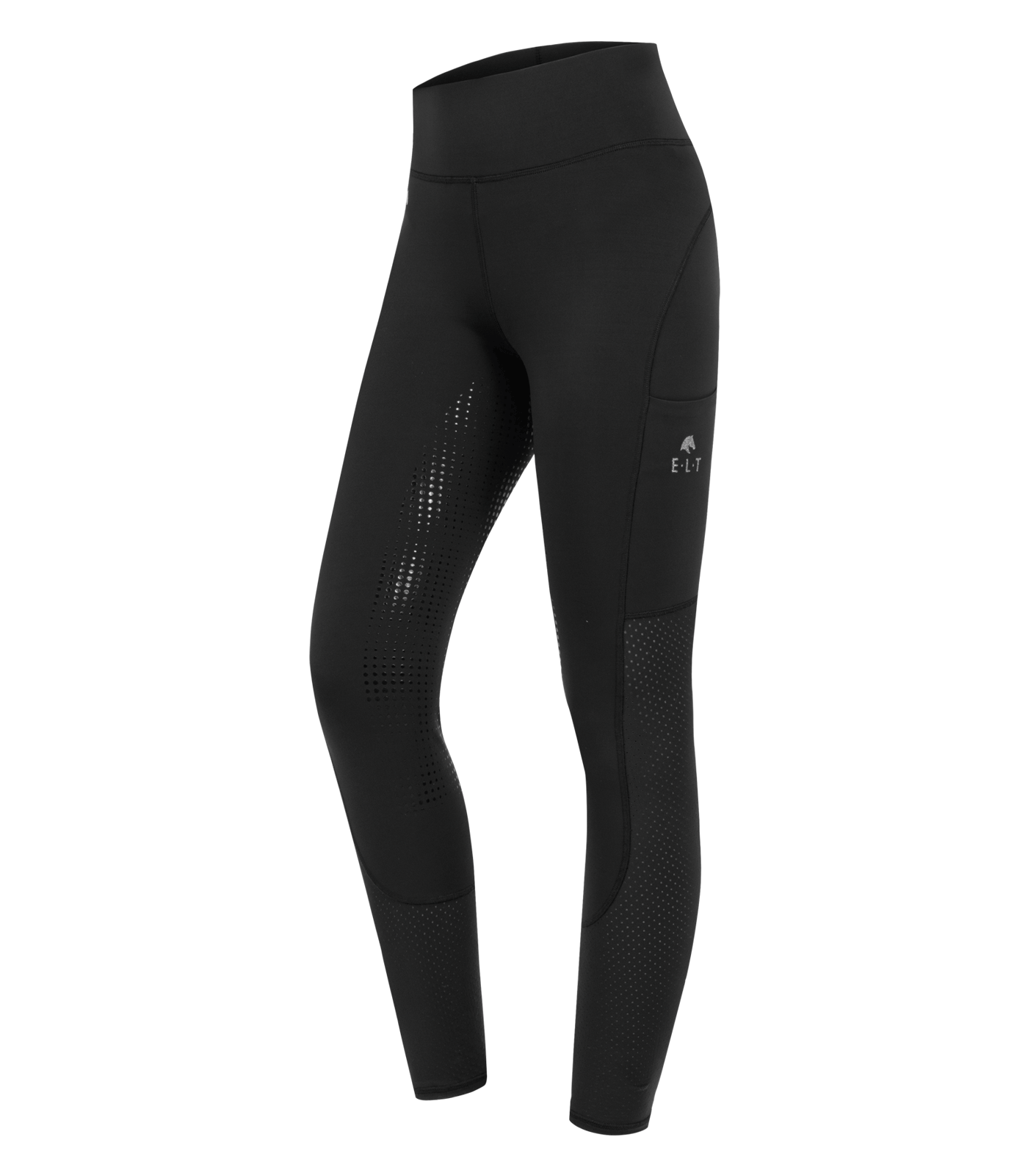 Leggins de equitación Hanna Mesh High Waist negro