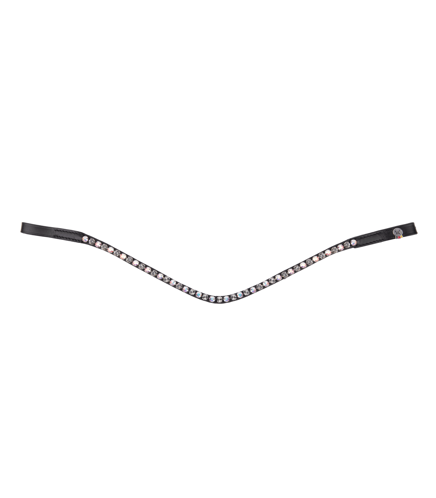 Waldhausen X-Line Stirnband Glam, schwarz schwarz/perlmutt-grau