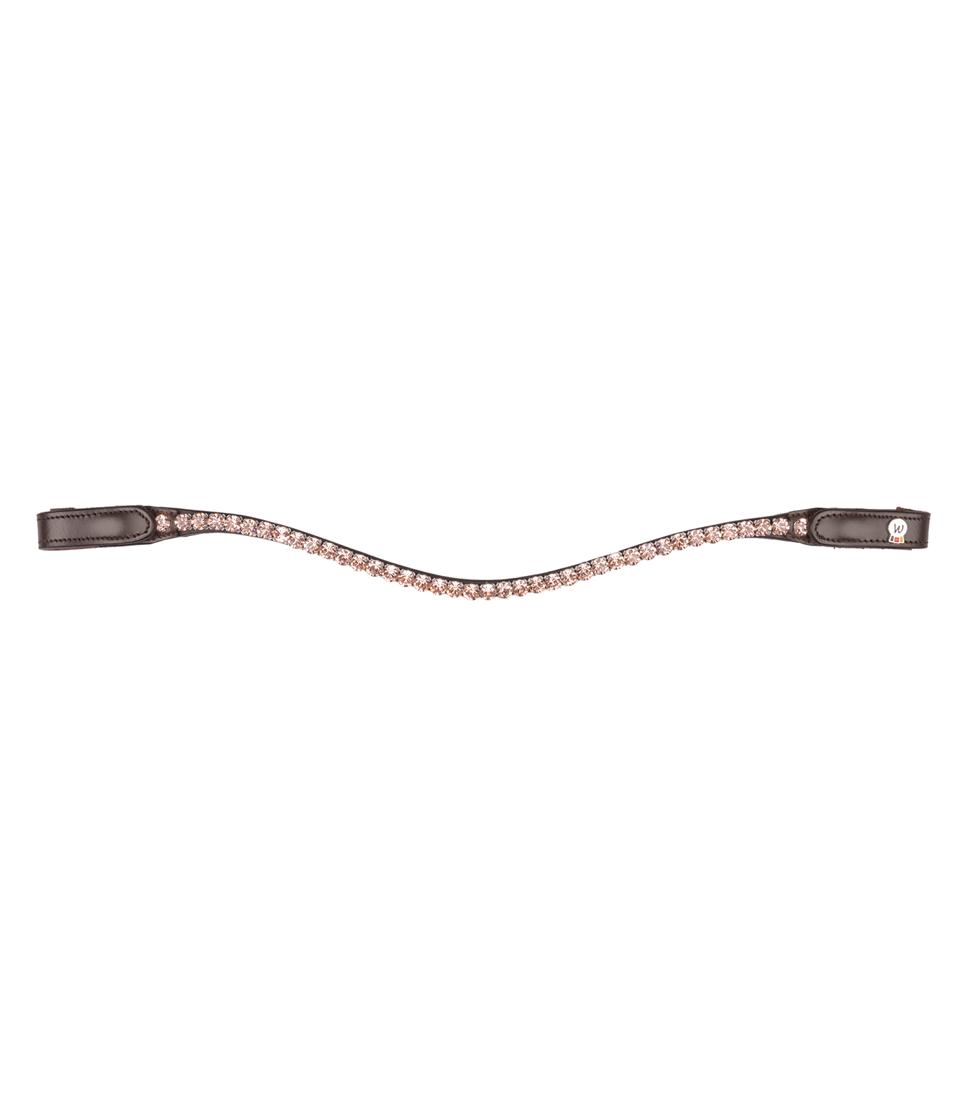 Frontalera Waldhausen X-Line Shine, marrón malva