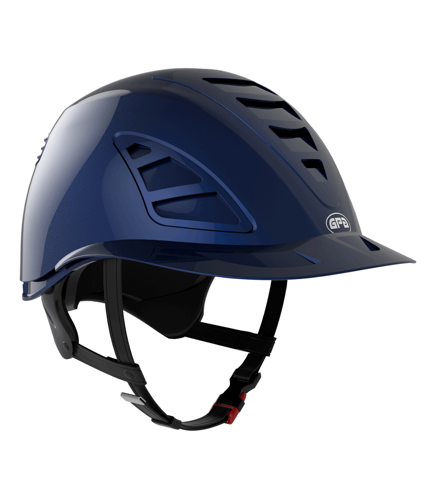 GPA 4S First Lady HYBRID Riding Helmet dark blue glossy