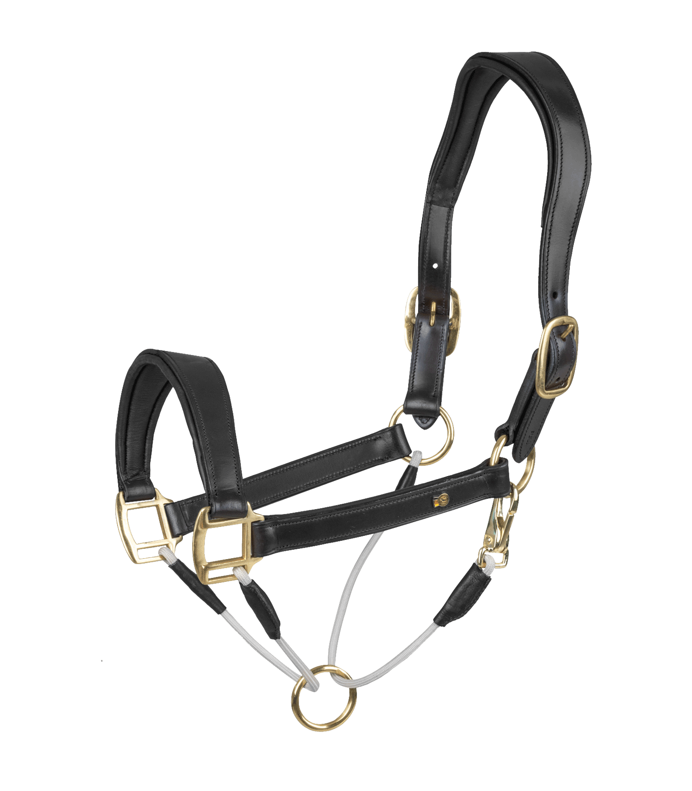 Cabestro de cuero S-Line Royal de Waldhausen negro