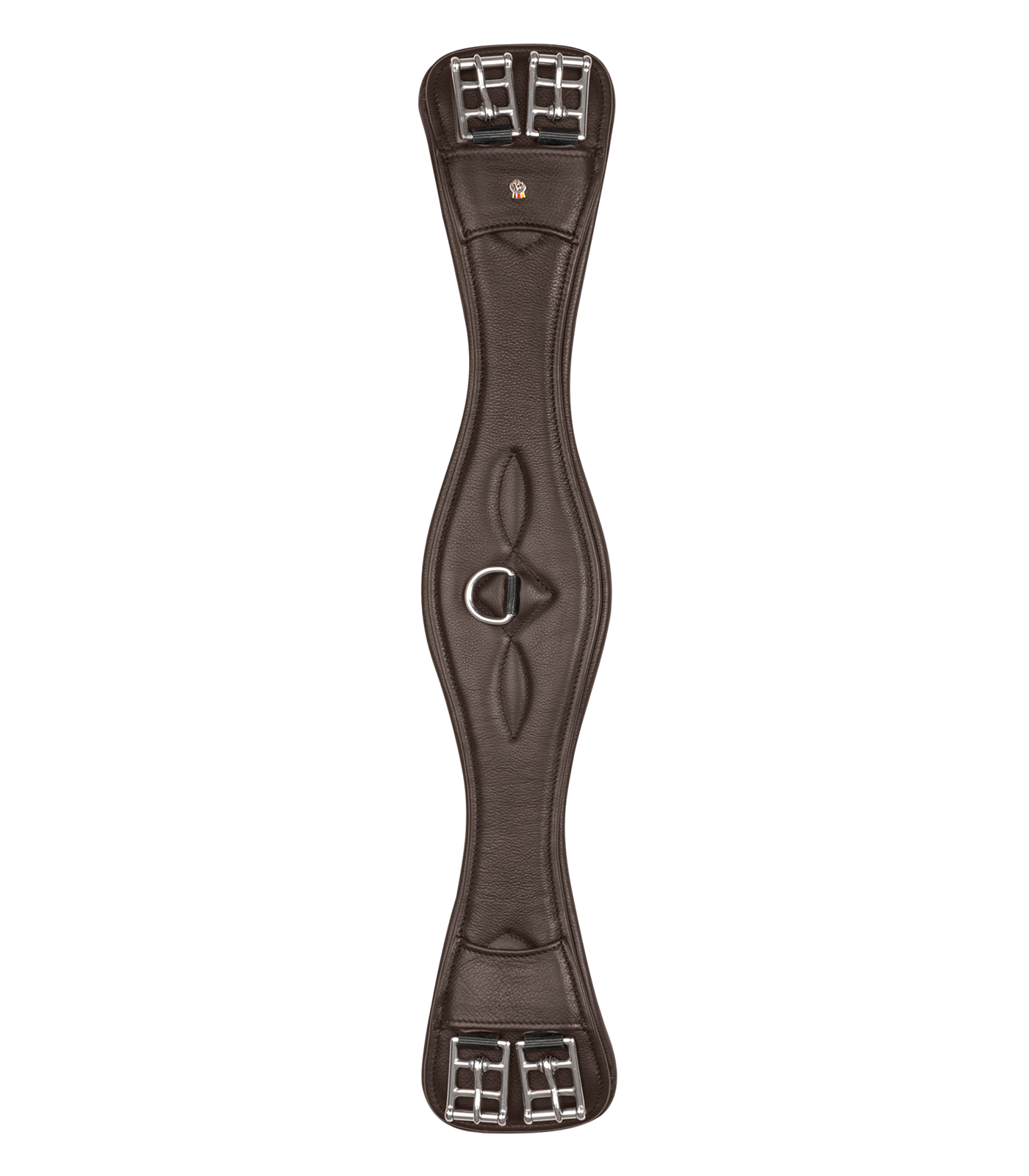 Comfort short leather girth brown