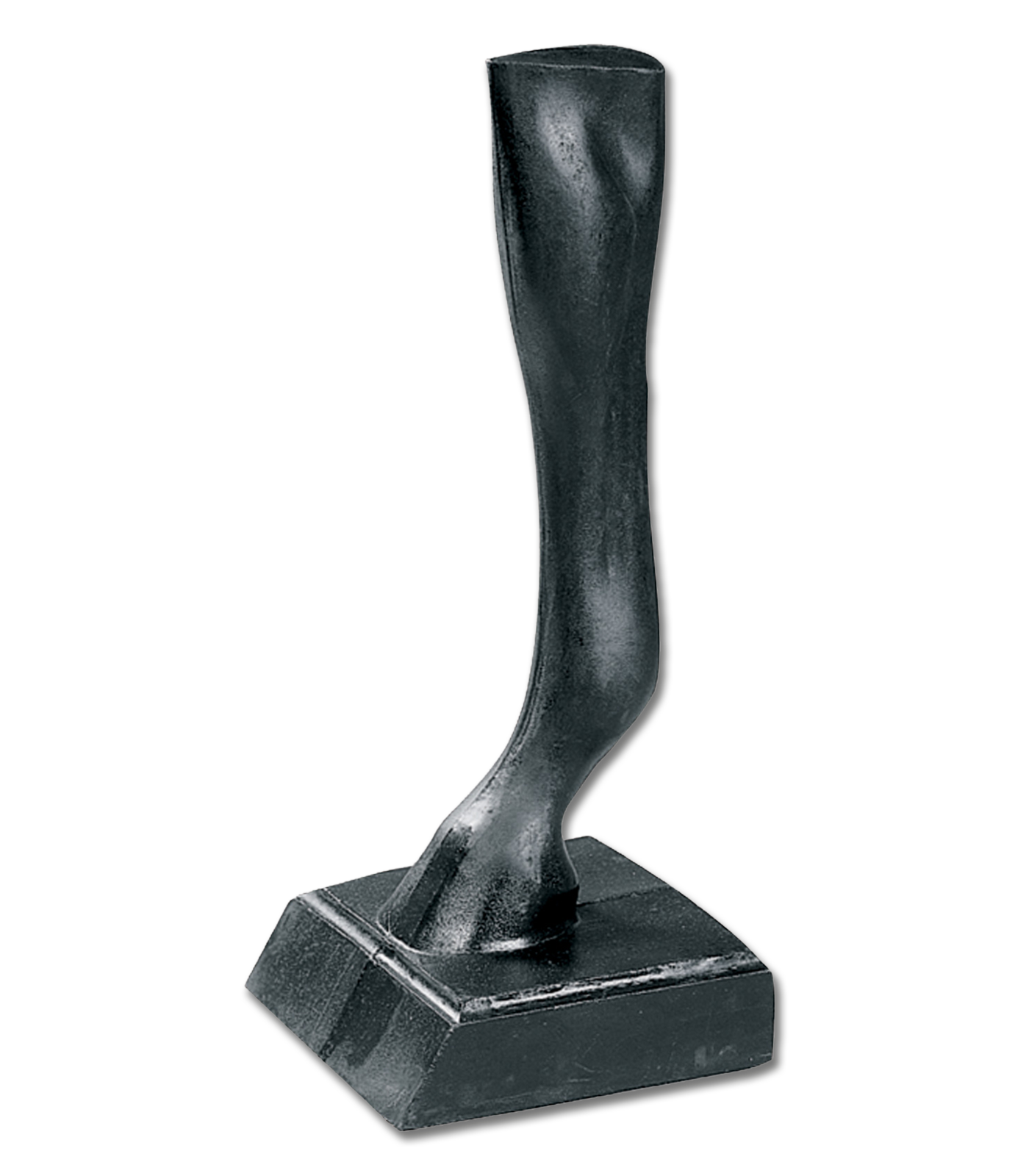 Jambe de cheval sur socle