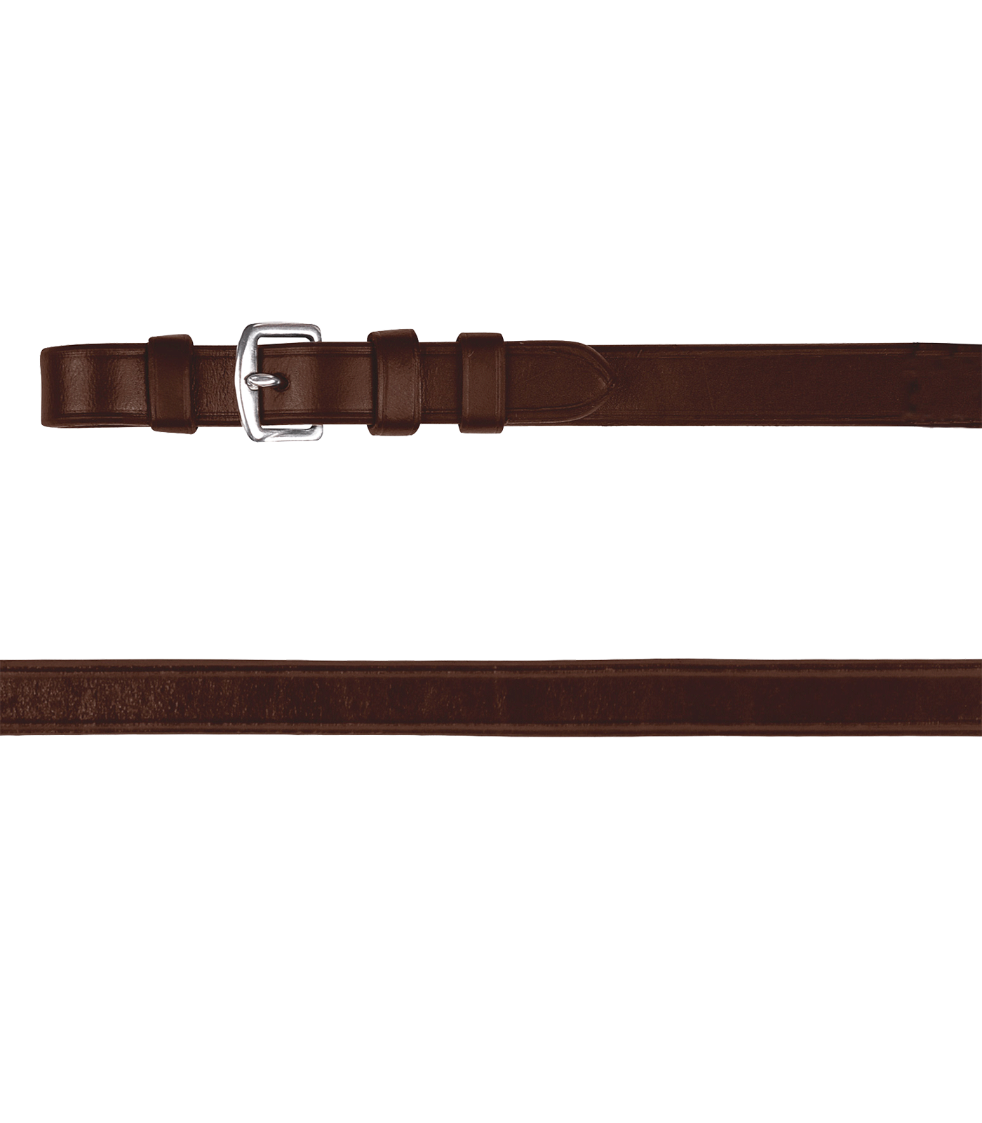 Waldhausen Rênes de filet en cuir marron