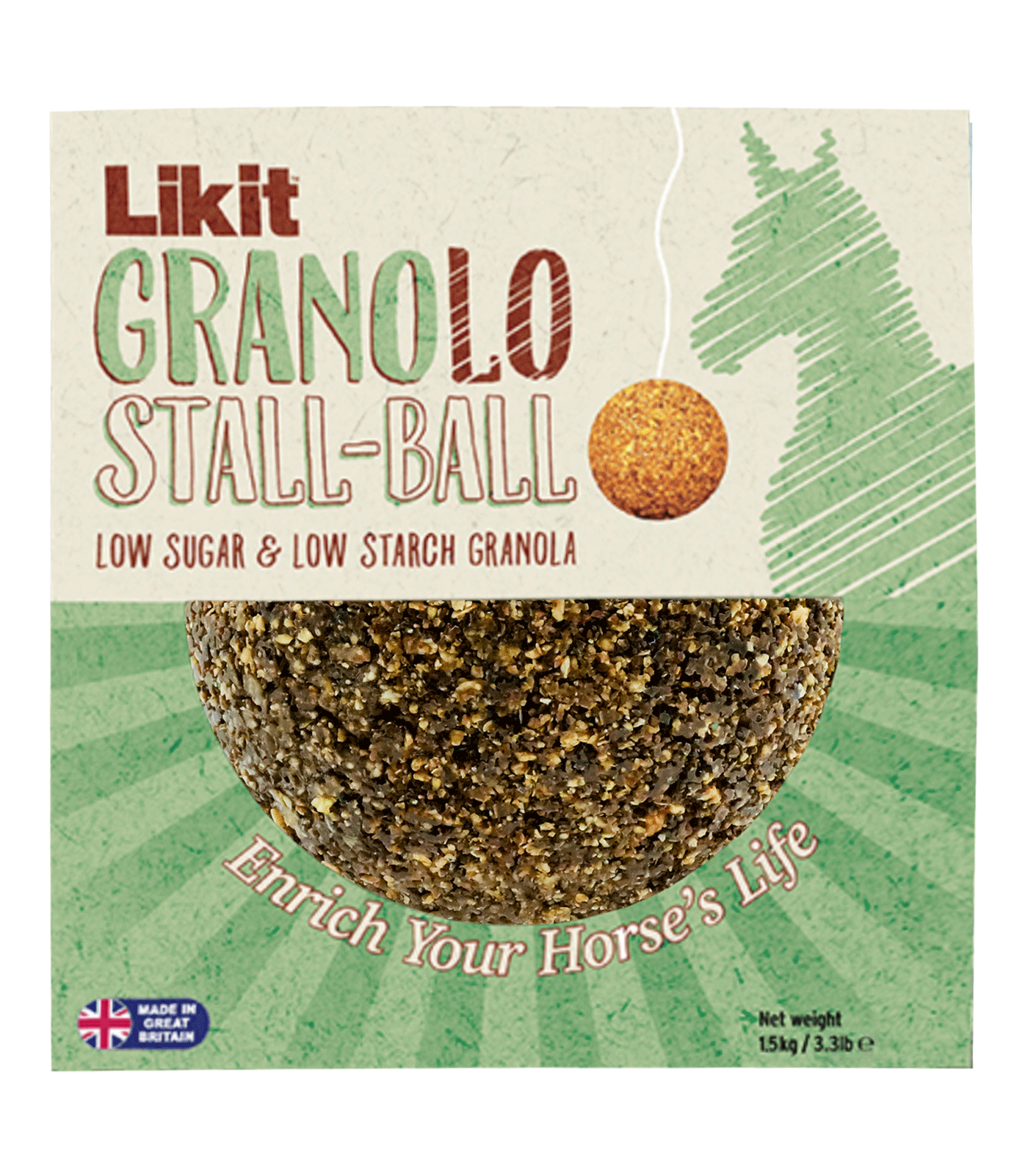 Müsli koule Likit se sníženým obsahem cukru, 1,6 kg