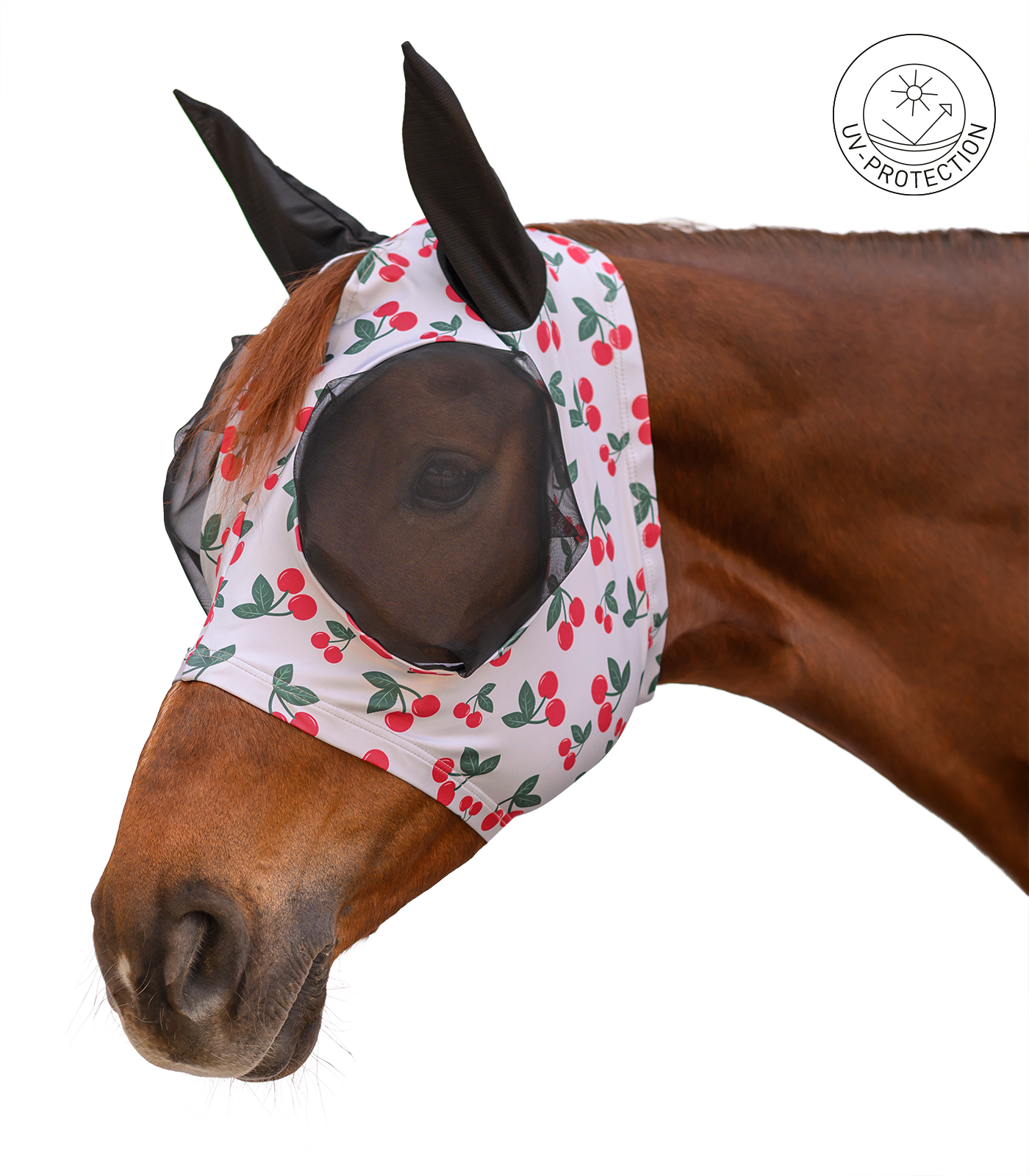 Máscara antimoscas Puck Flex Cherry rojo cereza