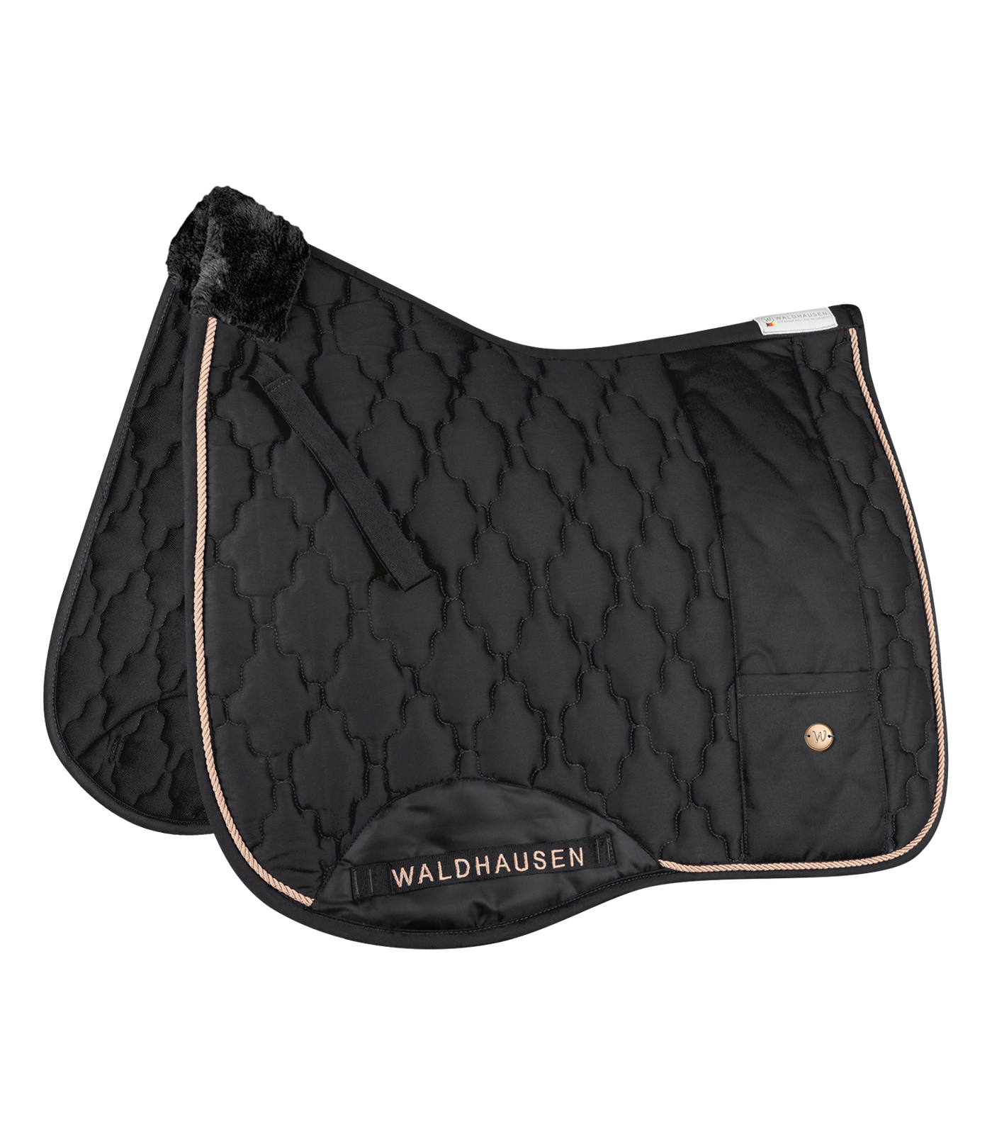 Modern Rosé Saddle Pad black/gold