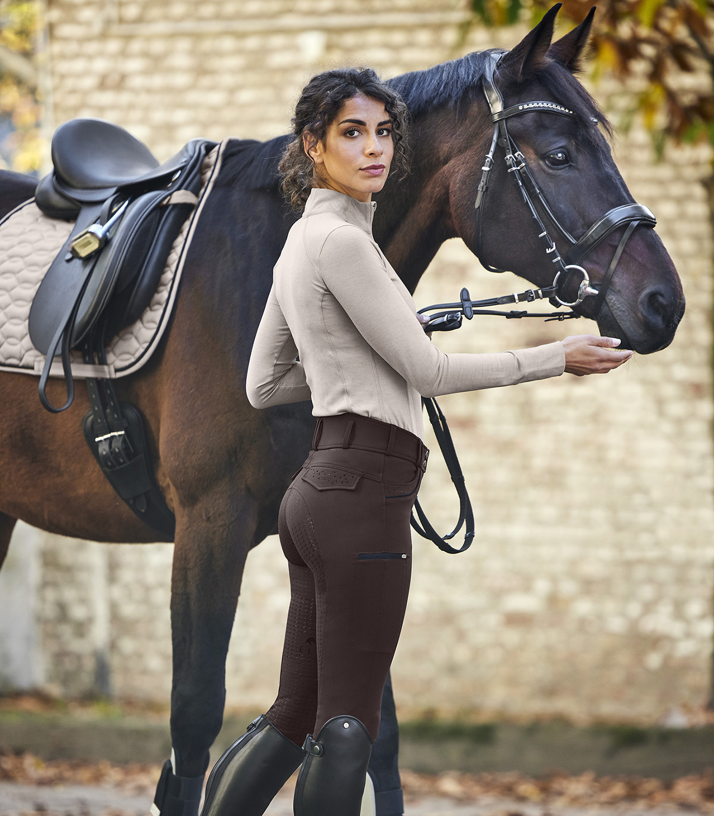 Pantalon d’équitation taille haute Kassandra