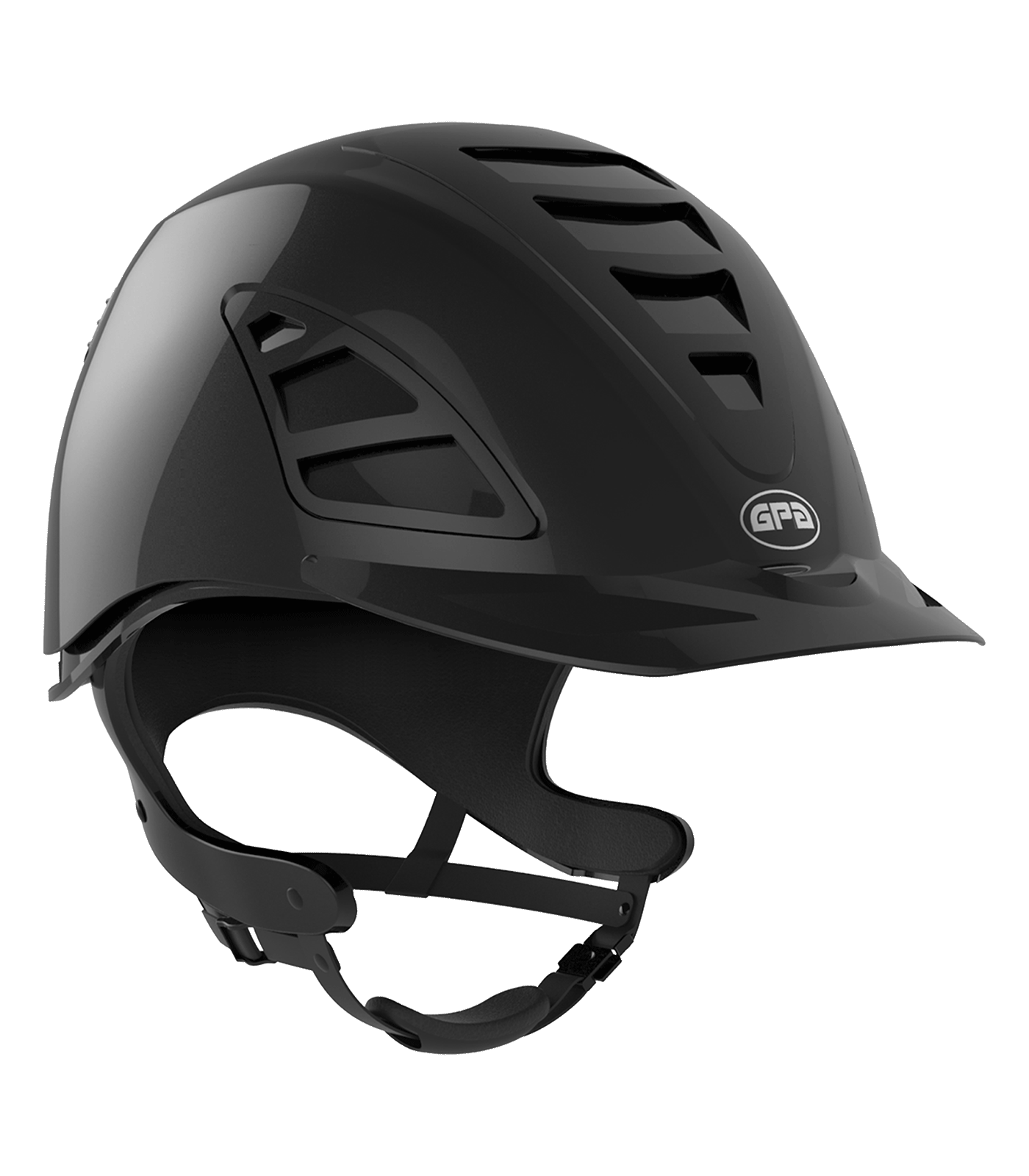GPA 4S SPEED AIR TLS Riding Helmet black shiny