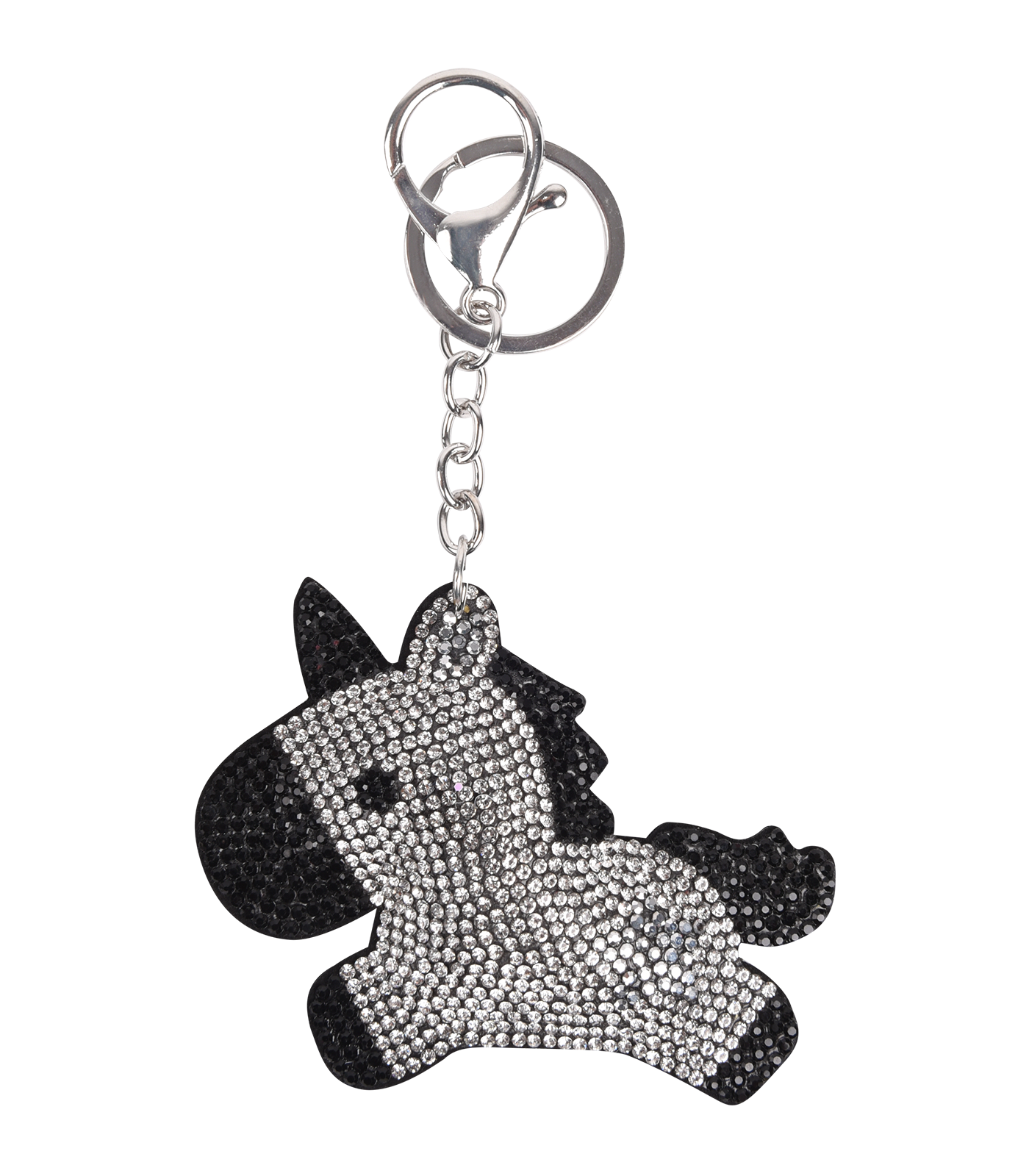 Unicorn pendants silver/black