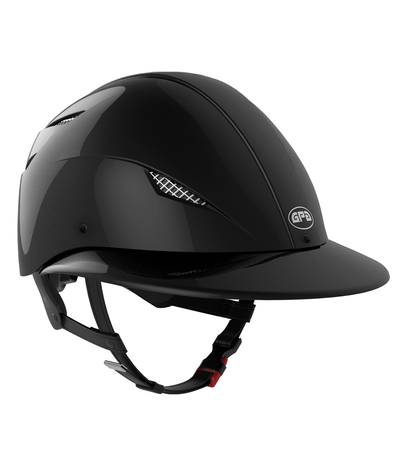 GPA EASY First Lady HYBRID Riding Helmet black shiny