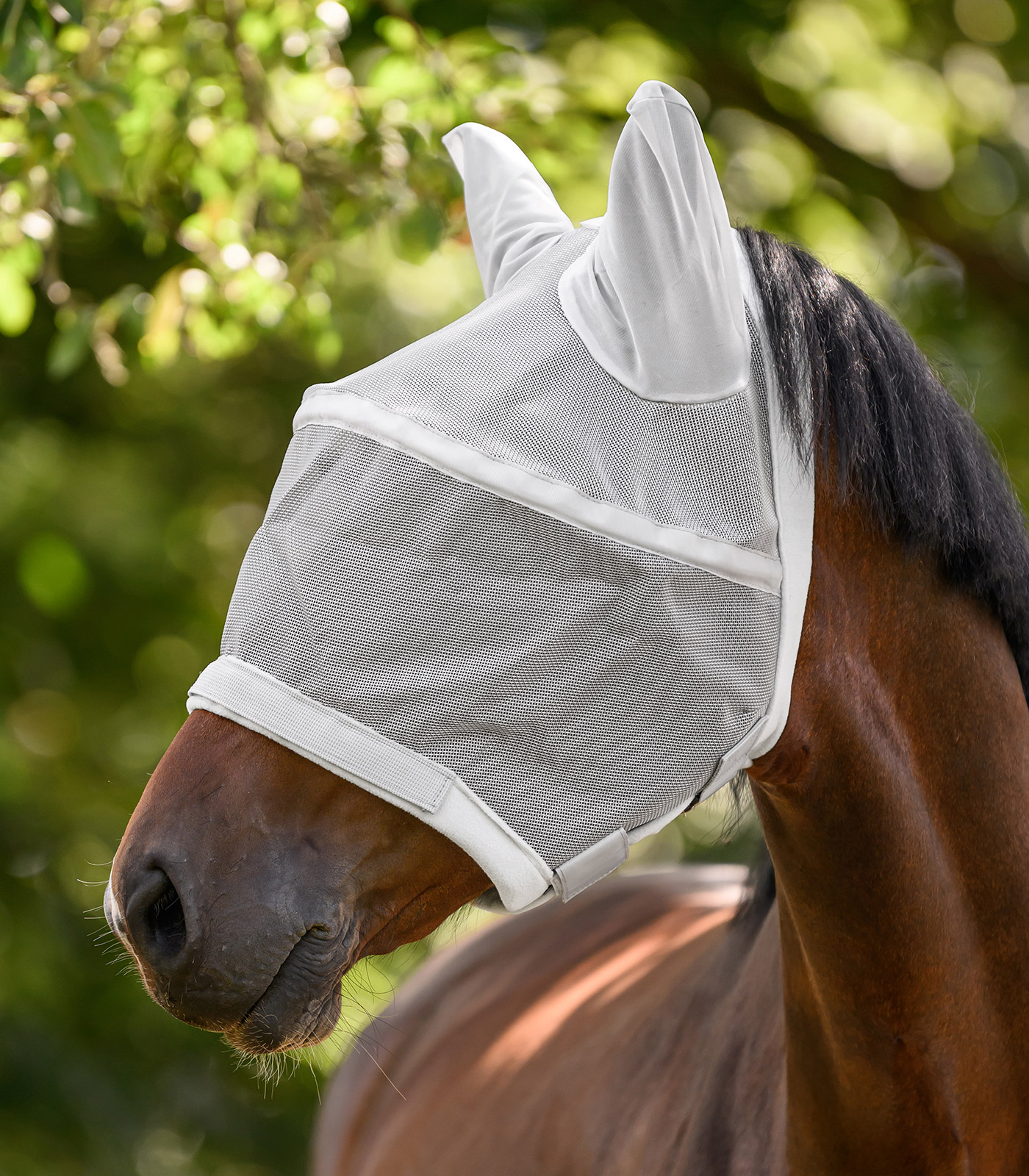 Maschera antimosche PREMIUM Space, con protezione per orecchie e naso