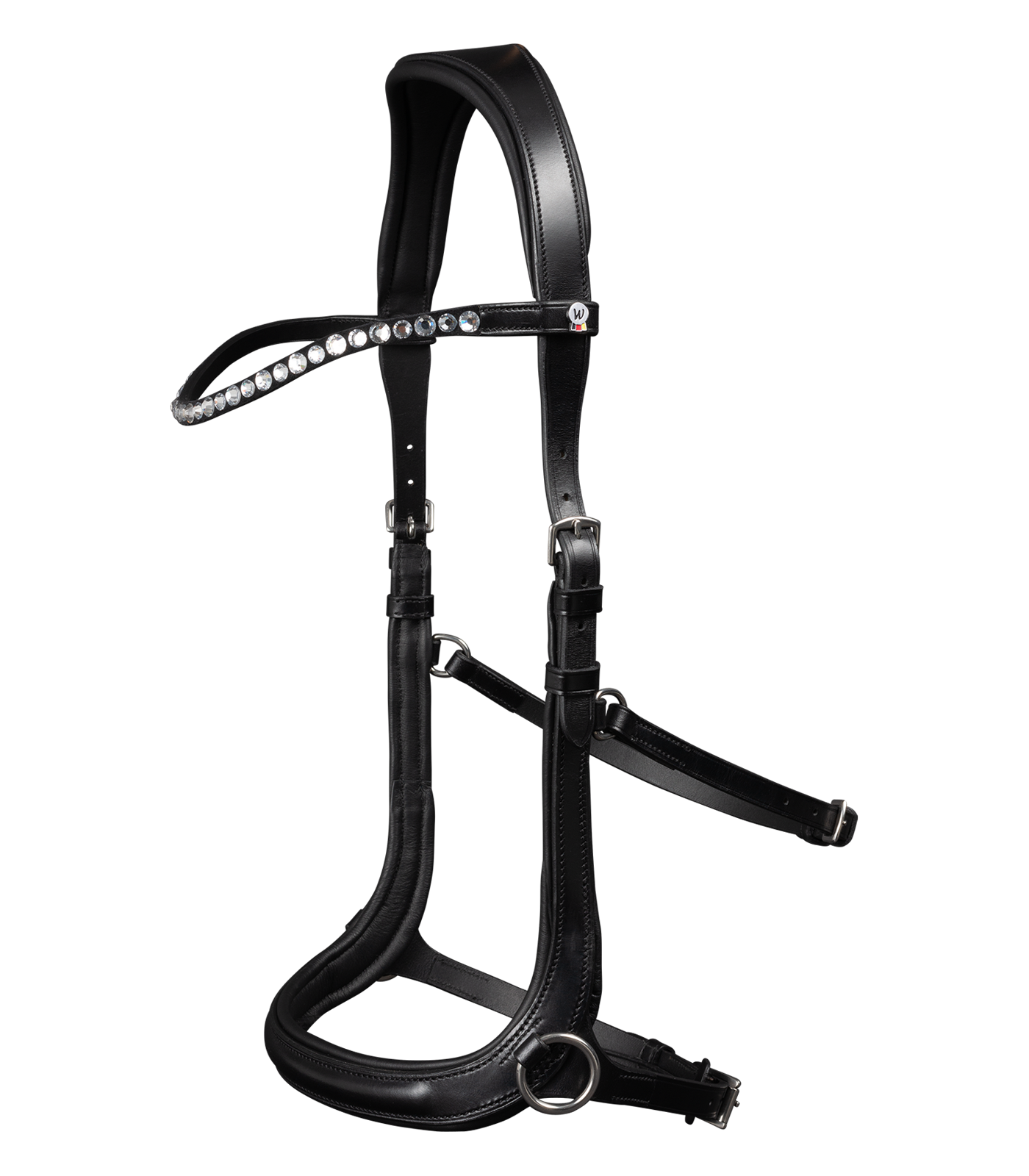Waldhausen X-Line Brida sin embocadura Sensation negro