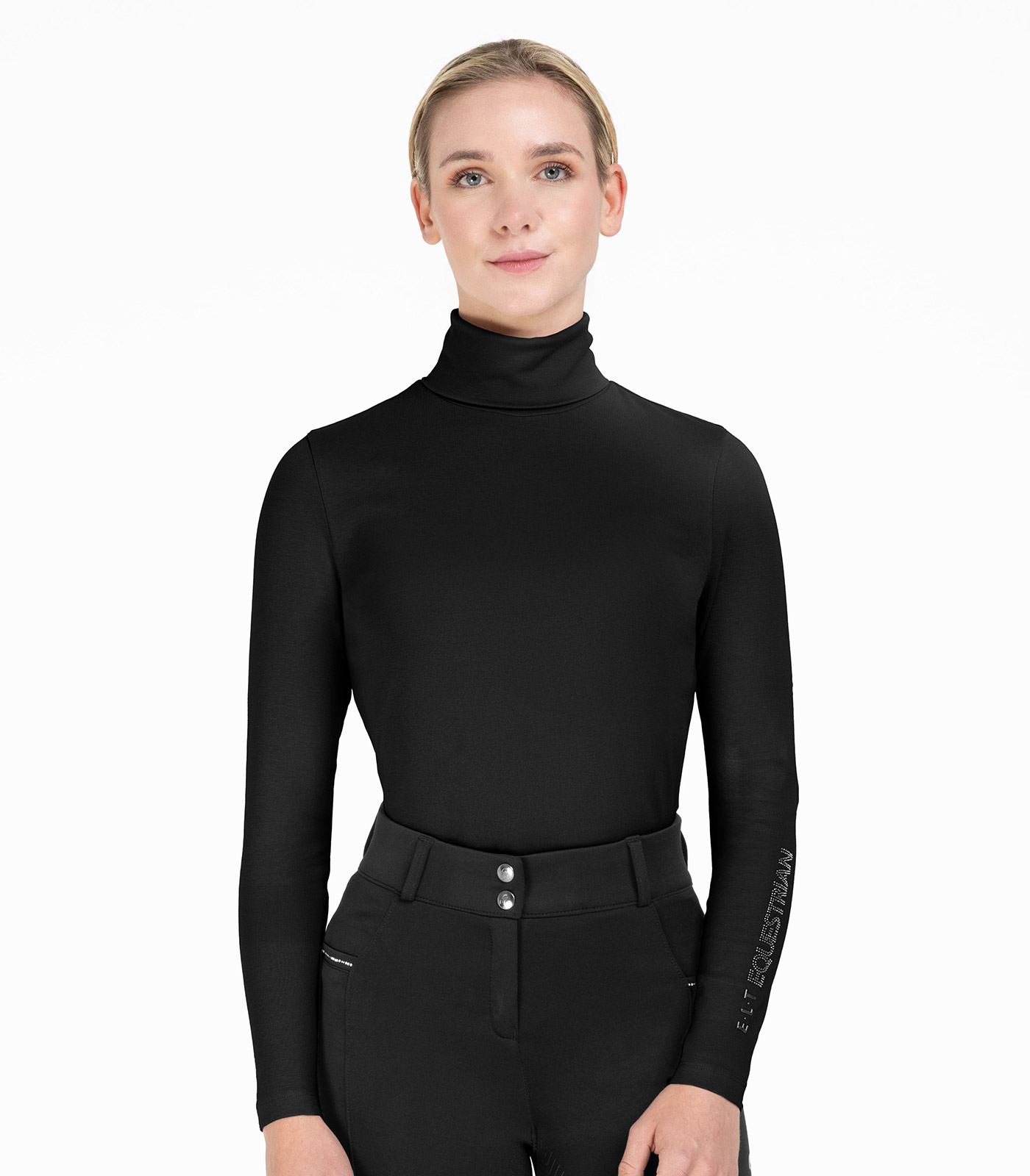Rollkragenshirt Trento schwarz