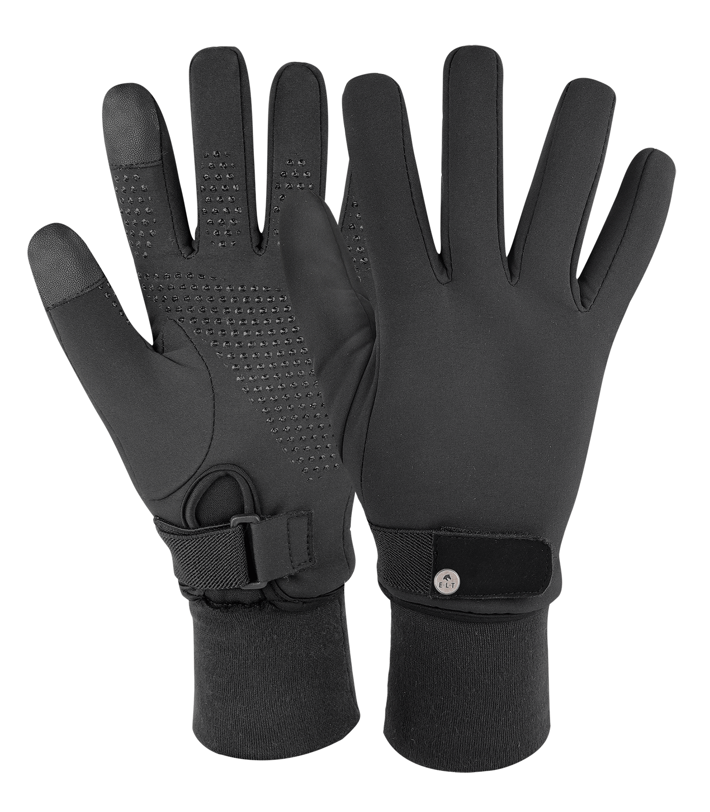 Guantes de equitación Snow negro