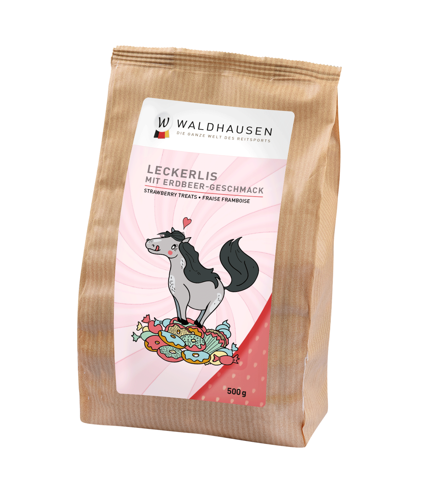 Dětské pamlsky pro koně Srdíčka, 500 g