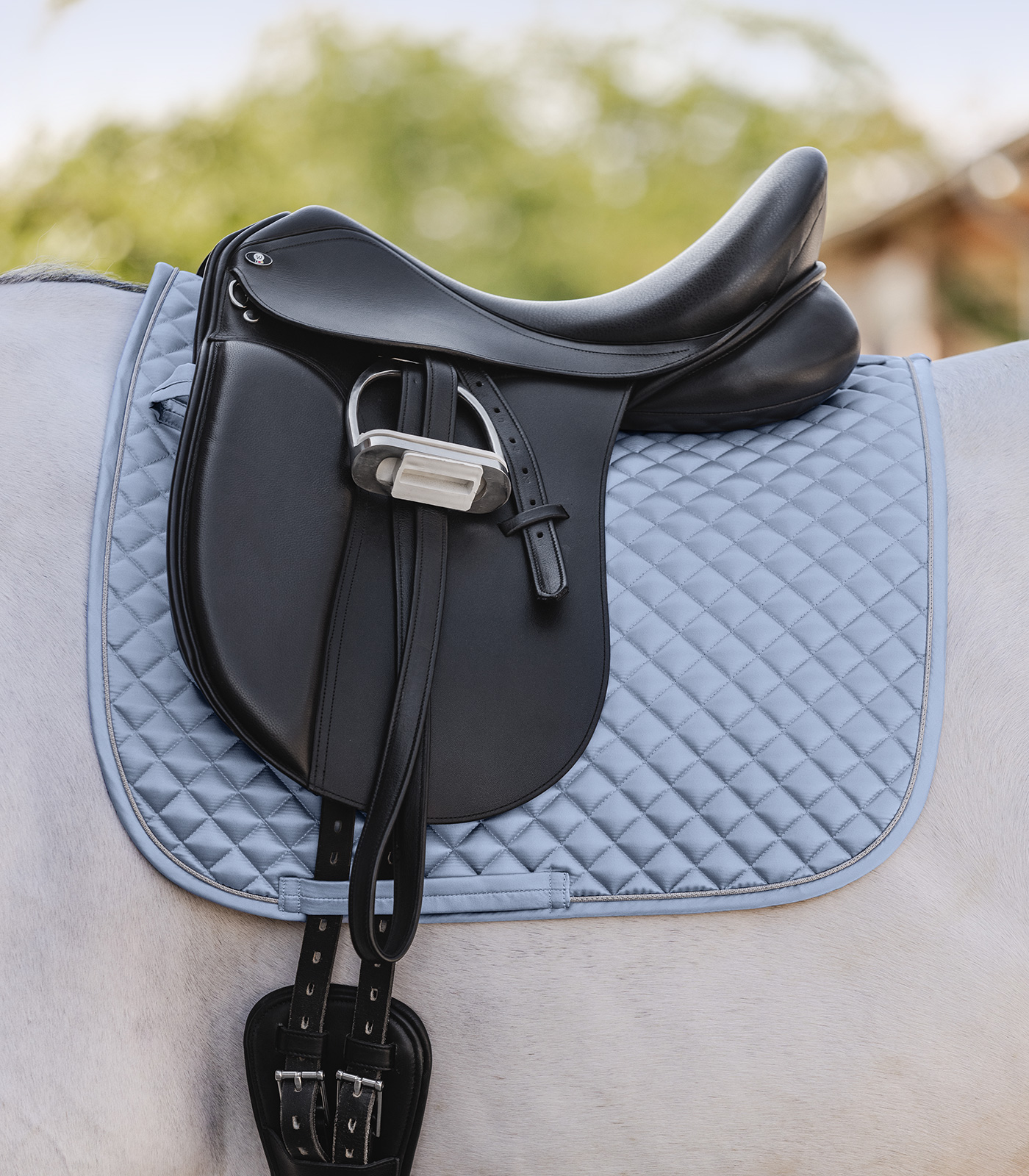 Felix Glam saddle pad pastel blue