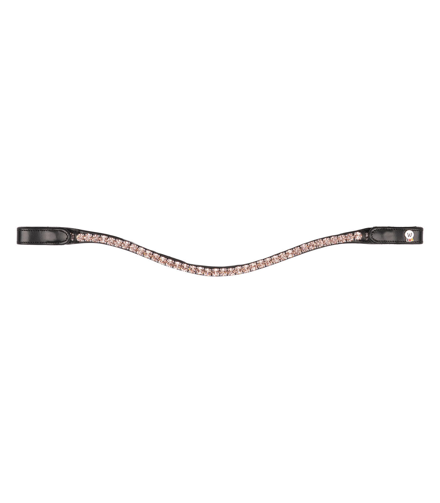 Frontalera Waldhausen X-Line Shine, negro malva