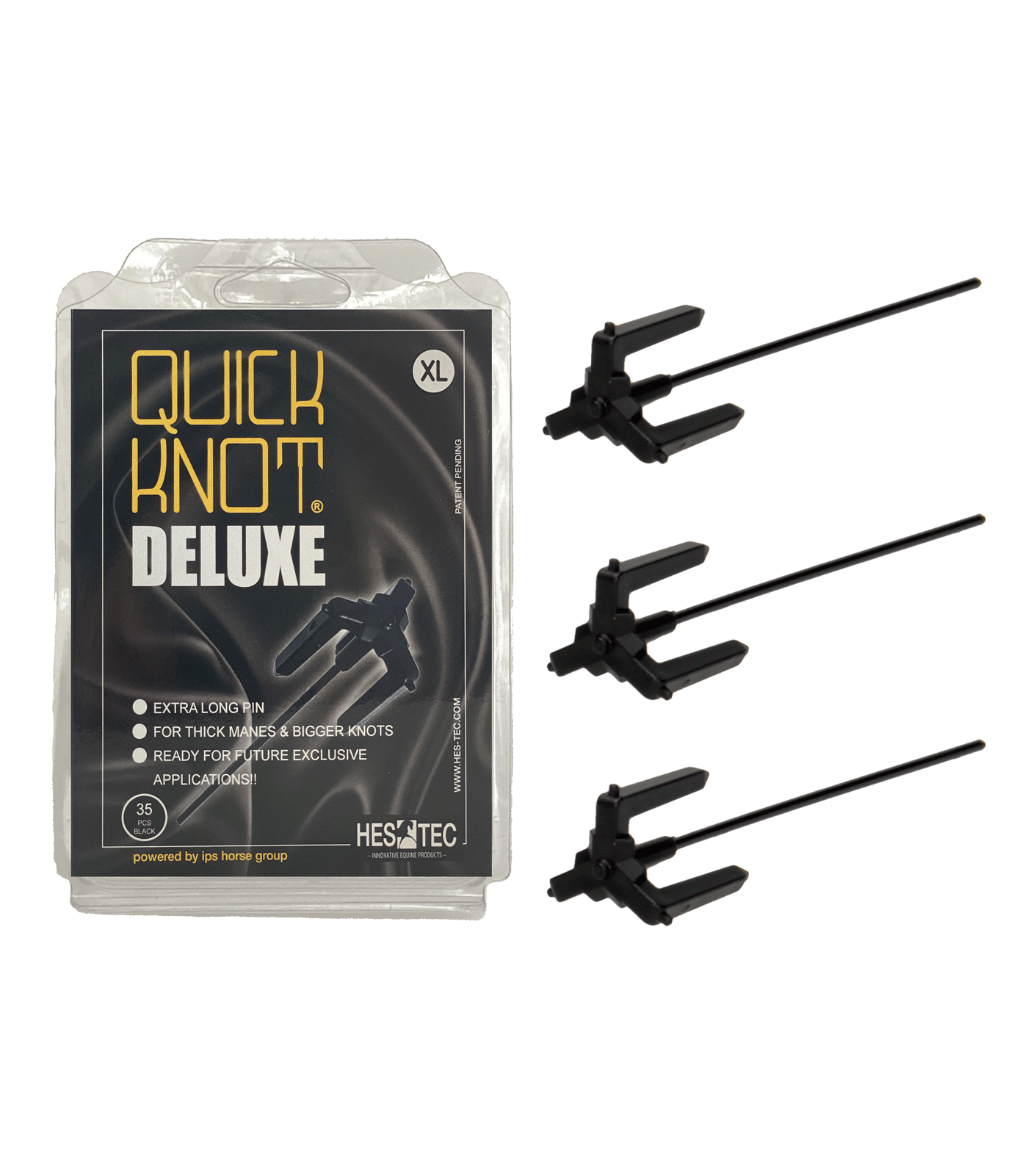 Einflechthilfe Quick Knot Deluxe XL schwarz