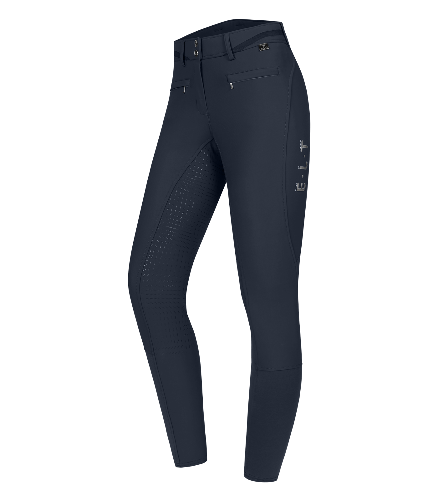 Maja Glam Curved High Waist Breeches deepblue