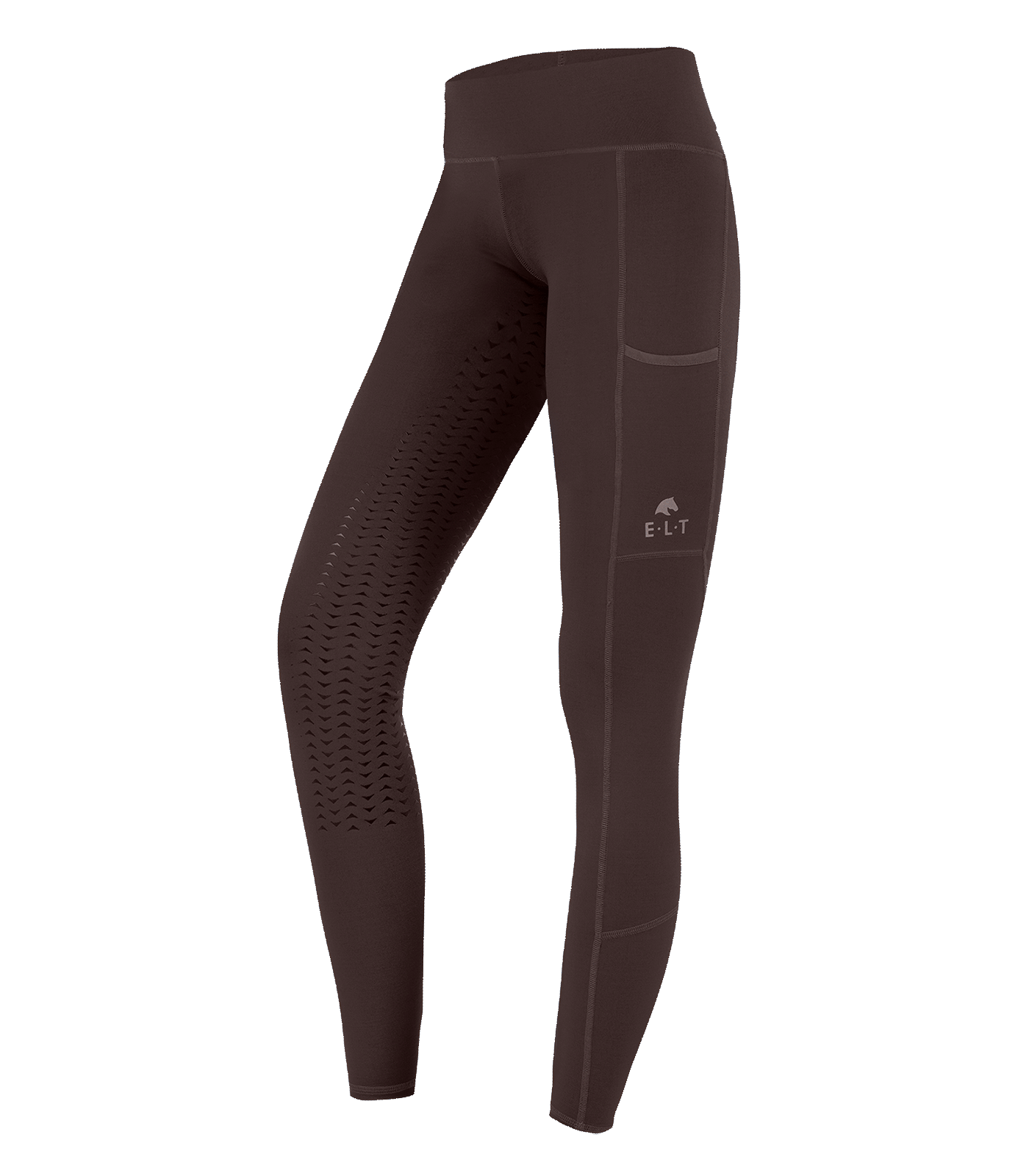 Thermo Reitleggings Ella kastanienbraun