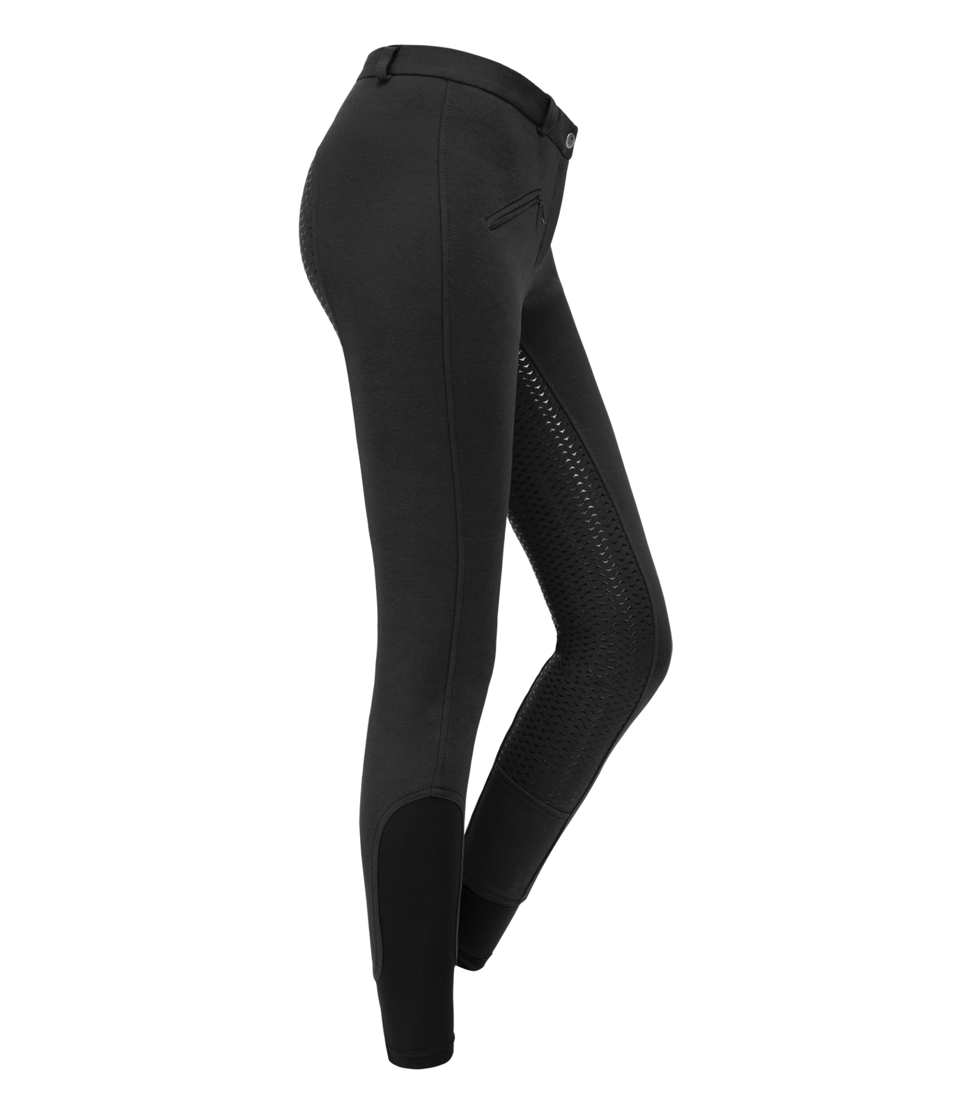 Pantalon d’équitation Fun Sport en silicone, pour enfants noir