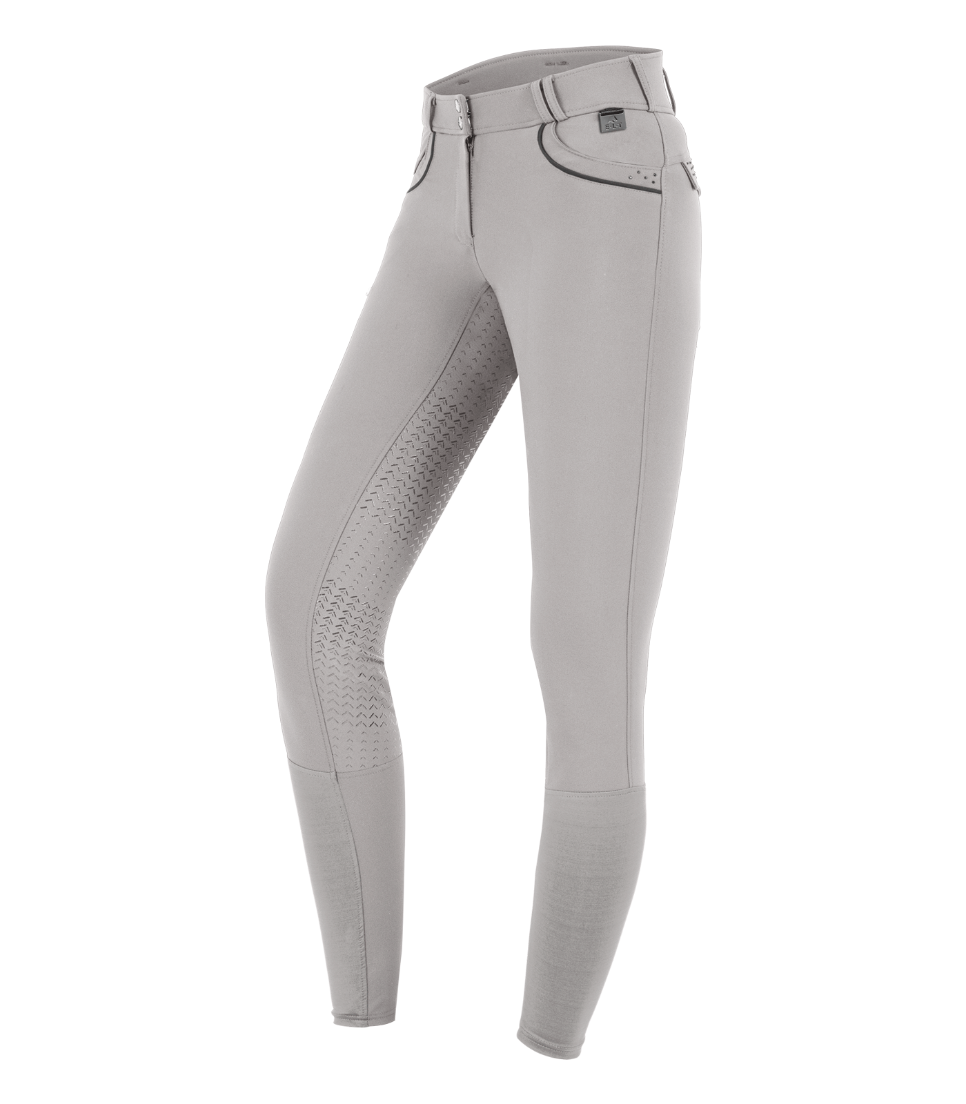 Pantalones de equitación Kassandra High Waist gris piedra