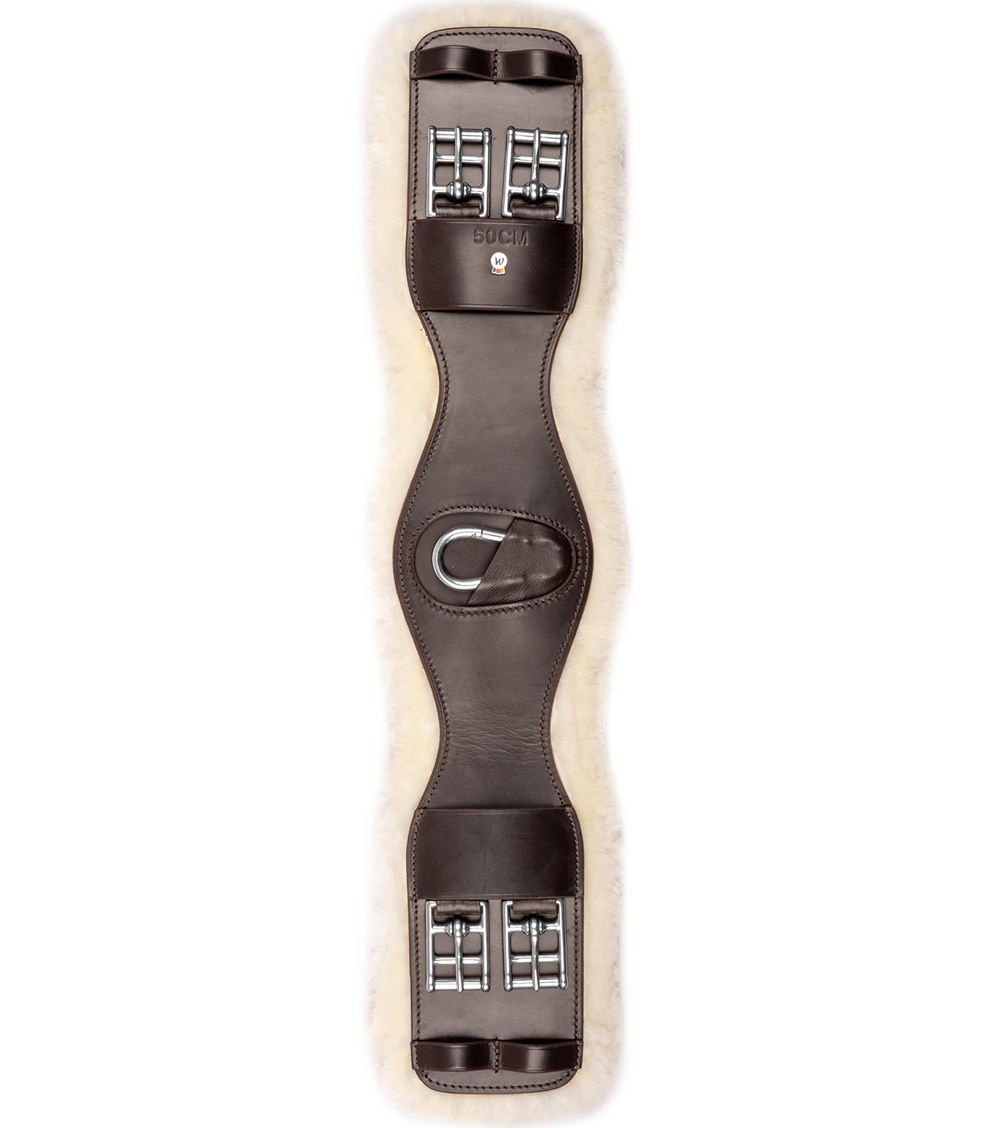 Waldhausen Lederkurzgurt mit ECO Wool braun