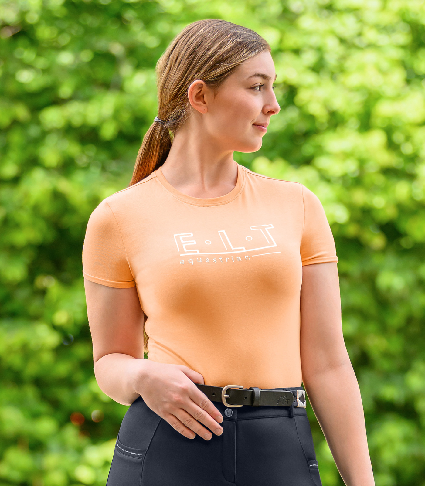 T-Shirt Salzburg pfirsich