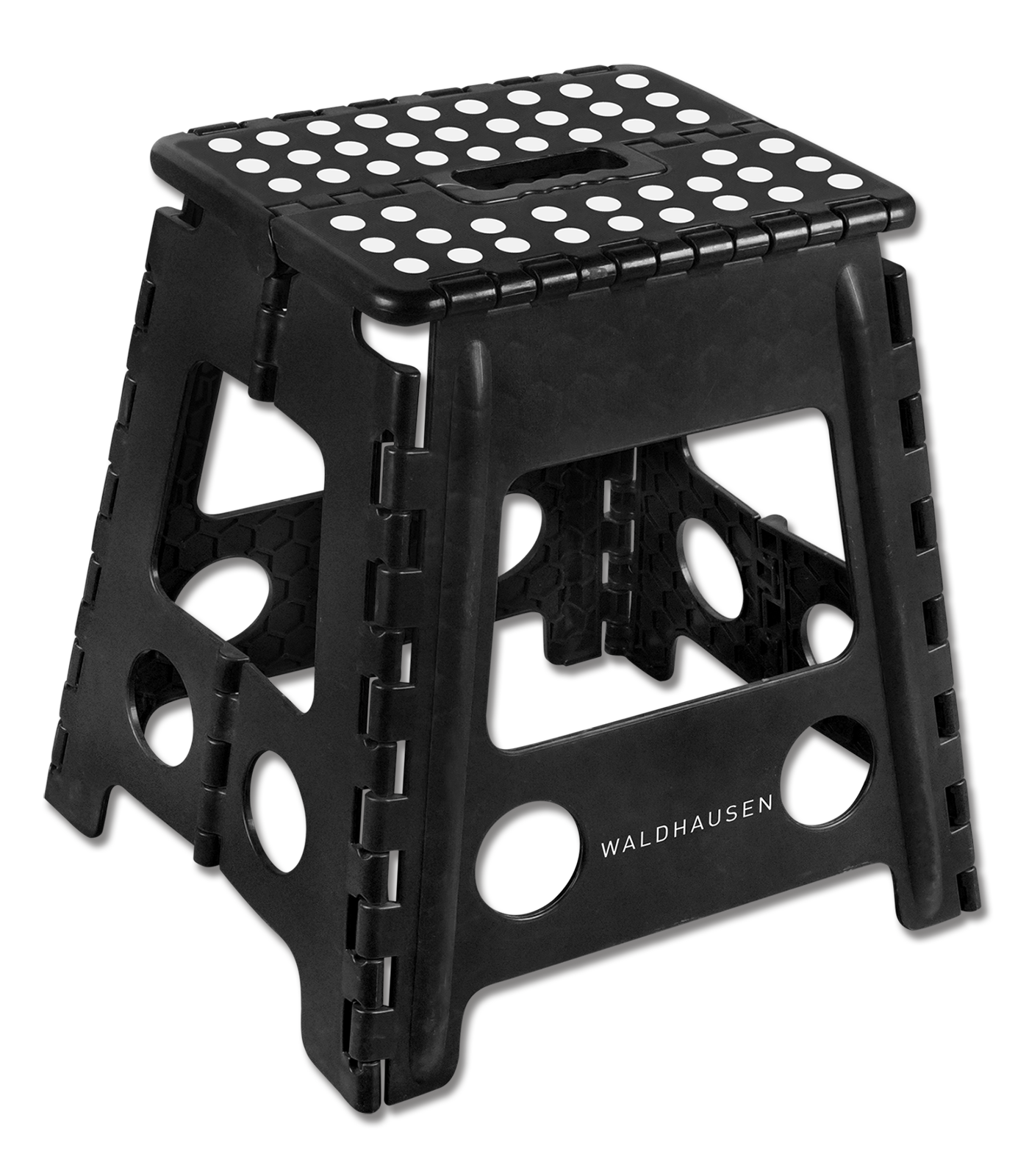 Foldable step stool black