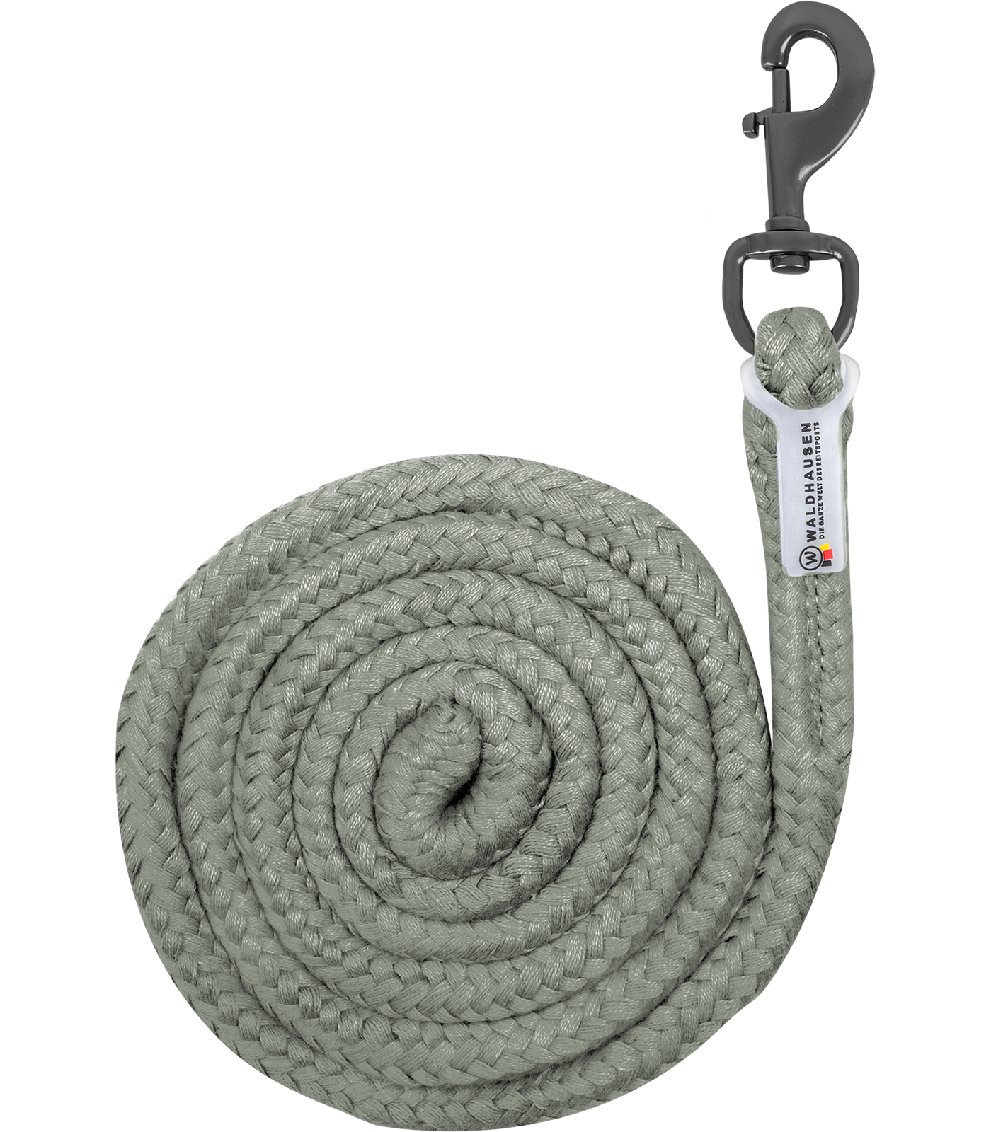 Anbindestrick Plus - Karabinerhaken salbei