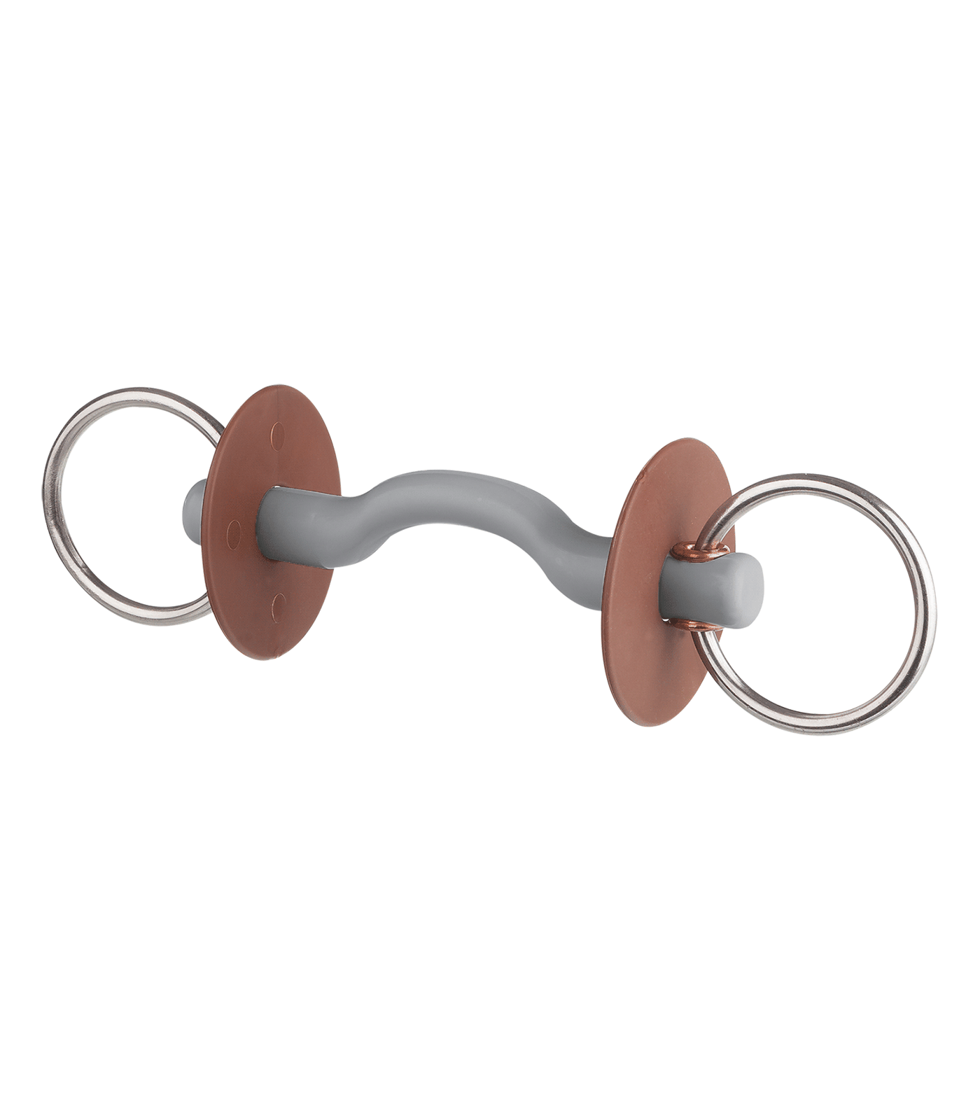Stihlové udidlo Beris s vyklenutím pro jazyk, kroužky 6 cm