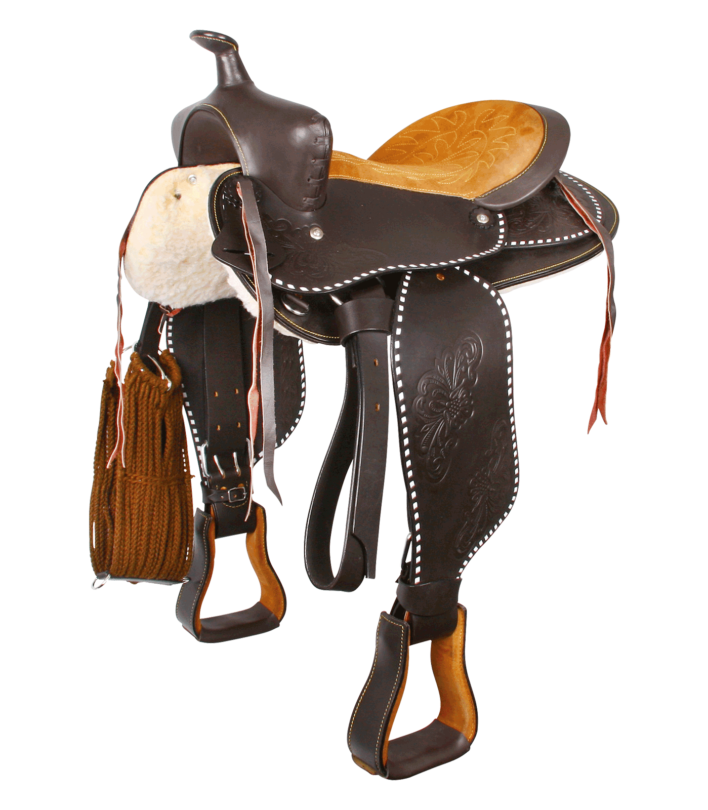 Round Skirt Western Saddle, Little Joe