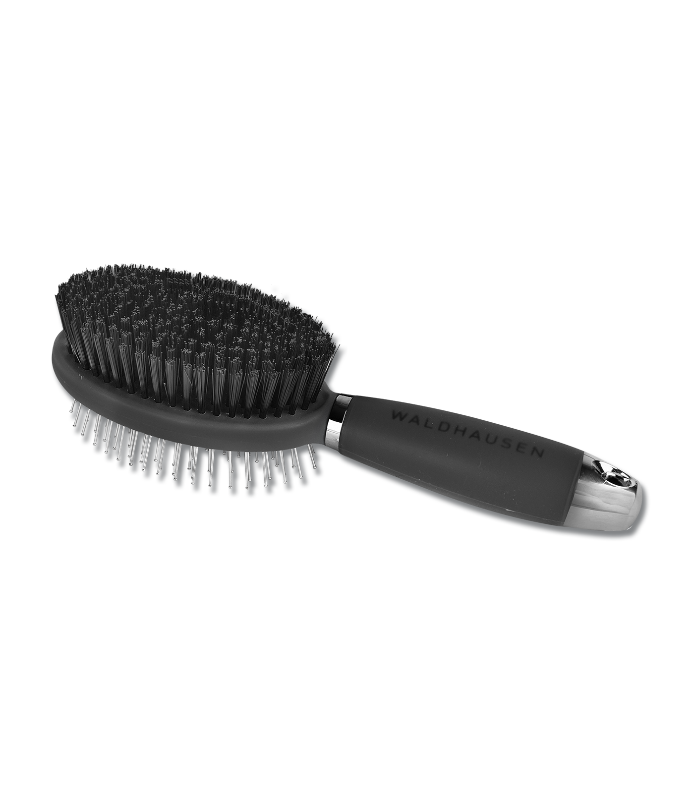 Double brush with gel grip