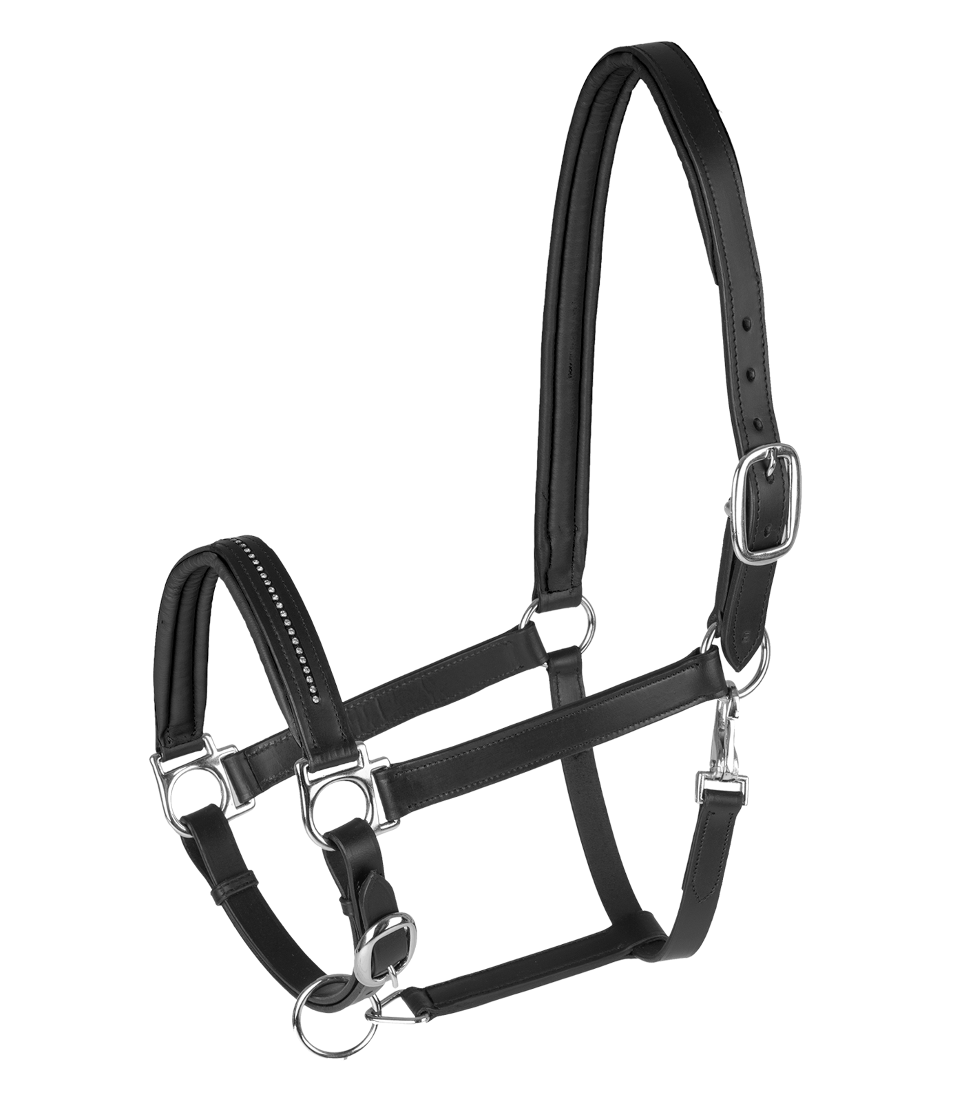 Western Natural Leather Halter with SIlver Engraved Hardware Western Natural Leather Halter with SIlver Engraved Hardware
