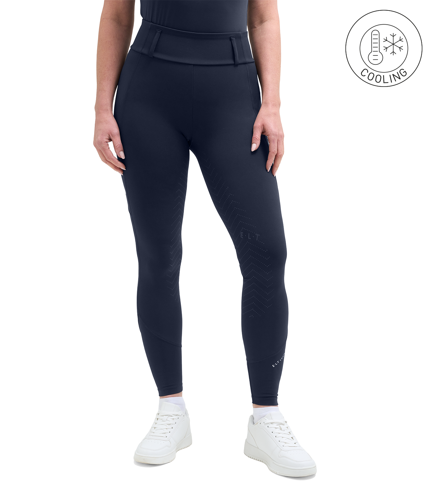 Legging d"équitation Cooling bleu profond
