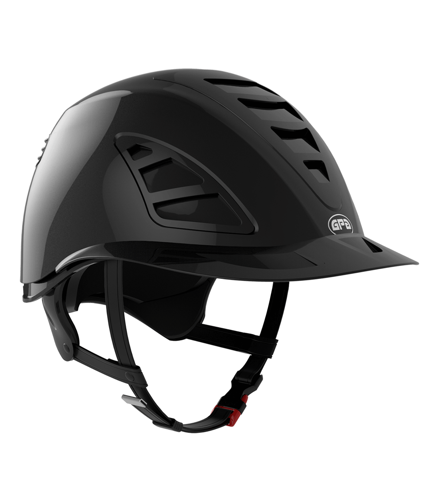 GPA 4S First Lady HYBRID Riding Helmet black shiny