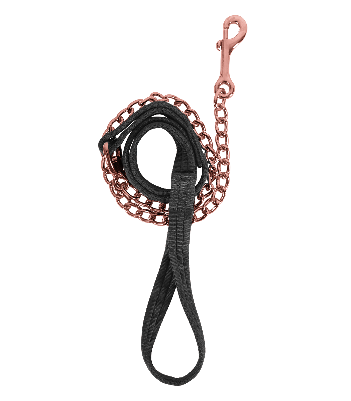 Soft Lead Rein black/rosegold