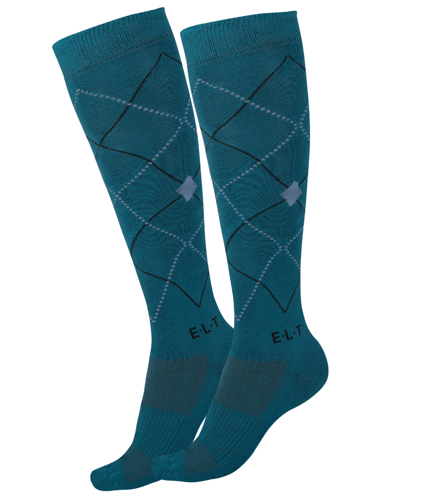 Argyle Riding Socks petrol blue Argyle Riding Socks petrol blue