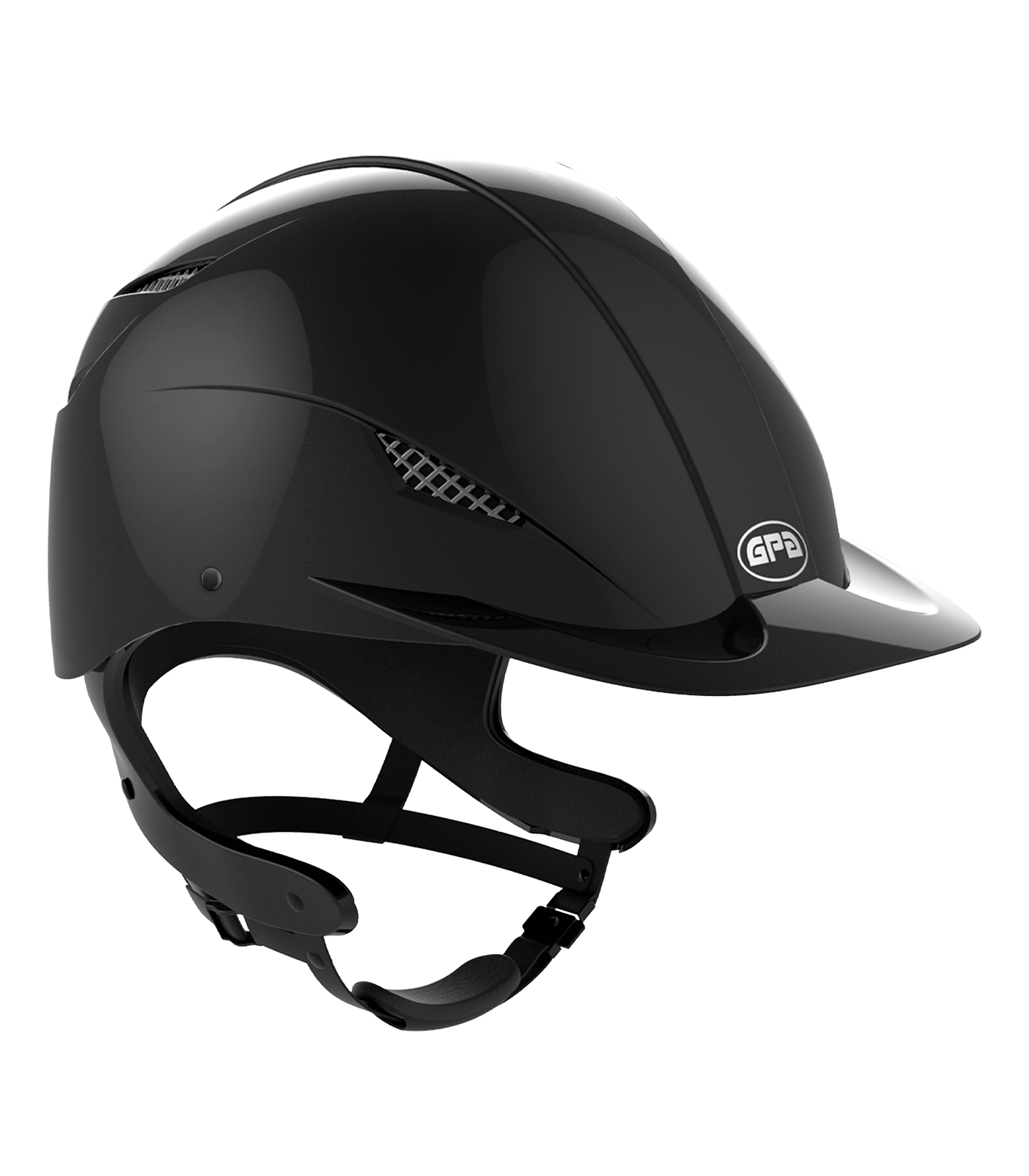 GPA Casco de equitación EASY SPEED AIR TLS negro brillante