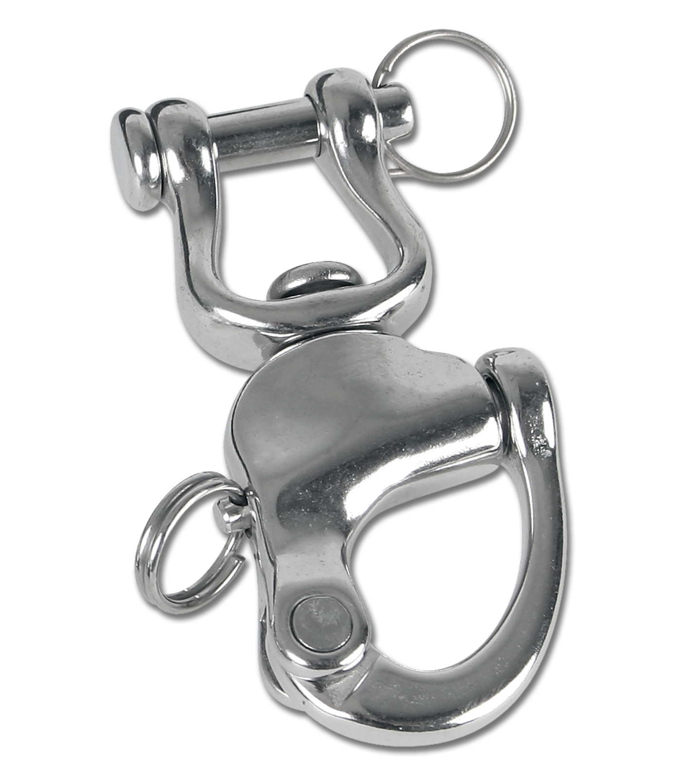Safety shackle, stainless steel 128 mm
